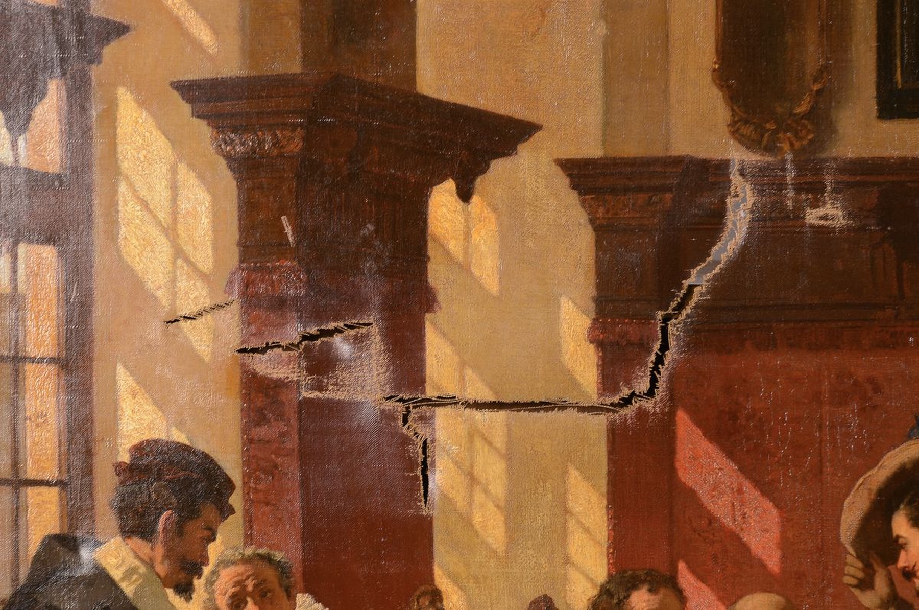 Detail g: Carl Ludwig Friedrich Becker, 1820 Berlin - 1900, deutscher Historienmaler, Mitglied und später Präsident der Preussischen Akademie der Künste, ...