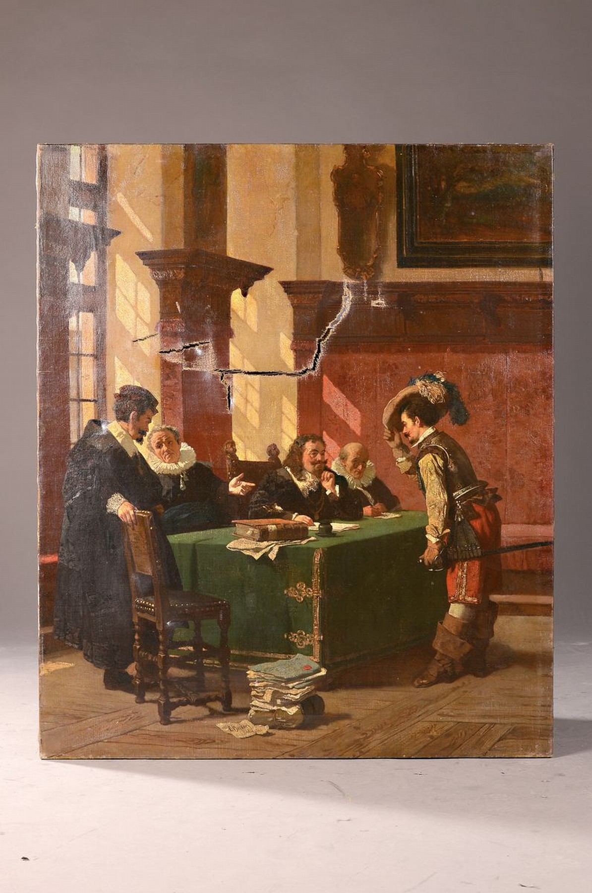 Detail q: Carl Ludwig Friedrich Becker, 1820 Berlin - 1900, deutscher Historienmaler, Mitglied und später Präsident der Preussischen Akademie der Künste, ...