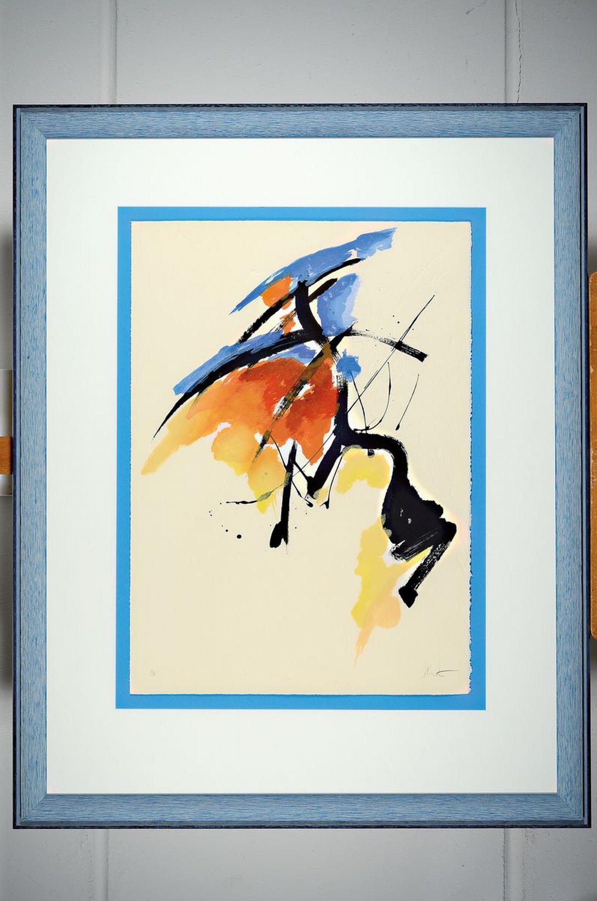 Detail k: Jean Miotte, 1926-2016, Ile natale, Farbaquatintaradierung mit Präge-druck aus Le plus beau cadeau, rechts unten handsigniert, num. 52/80, ca. ...