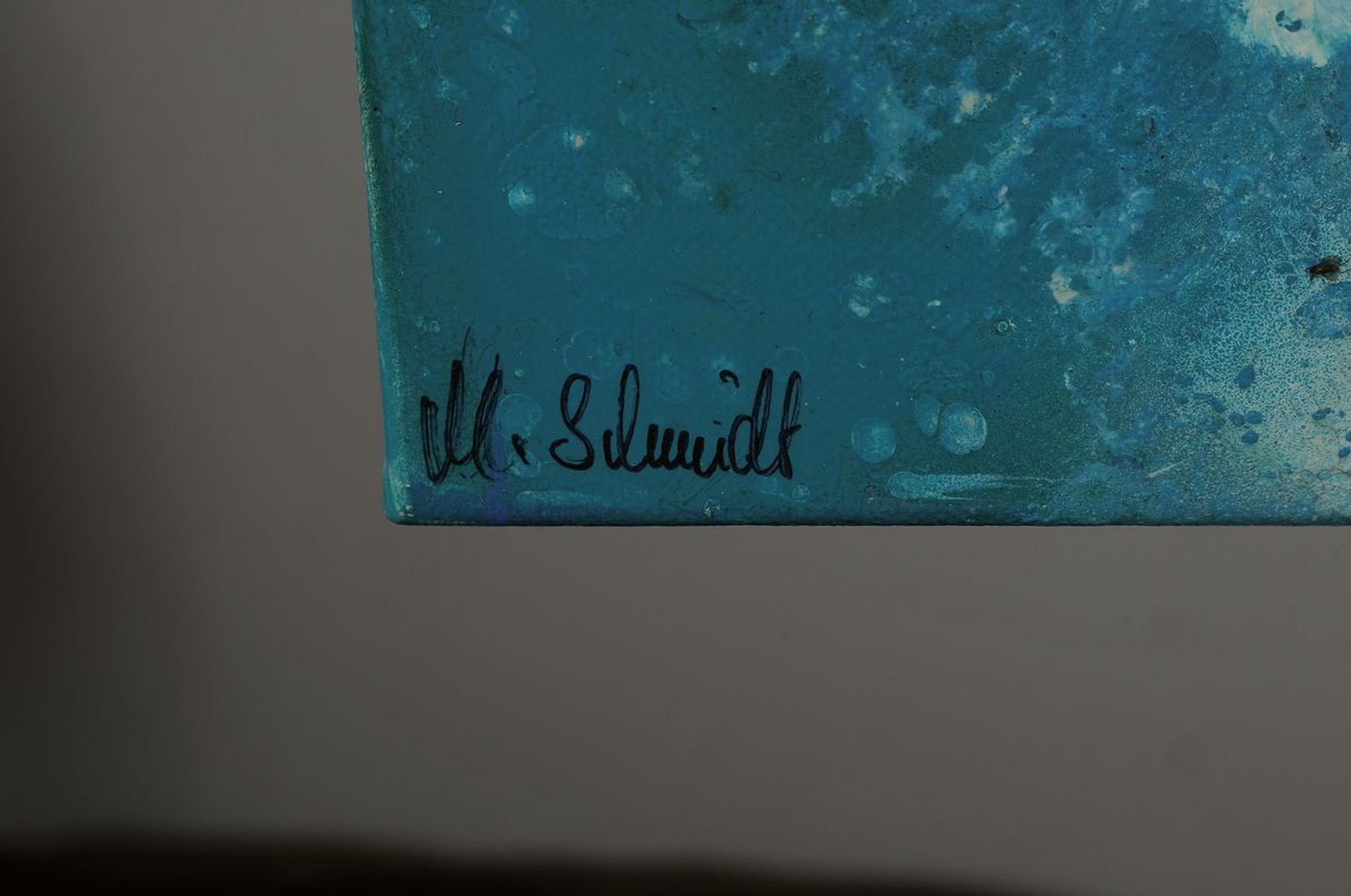 Detail a: Marion Schmidt, geb. 1963 Eschwege, Lost in space, Acryl/Lwd, links unten signiert, ca. 50x100cm