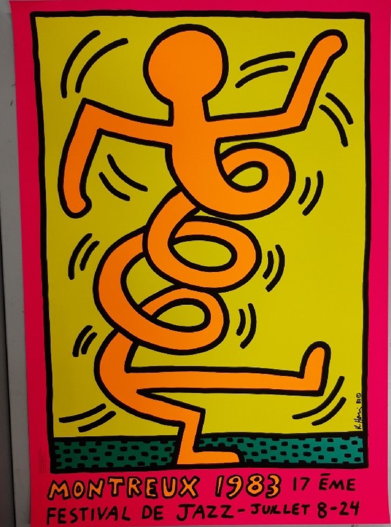 Detail a: Keith Haring, 1958-1990, Konvolut 3x Montreux 1983, unsign., je ca. 96x69 cm