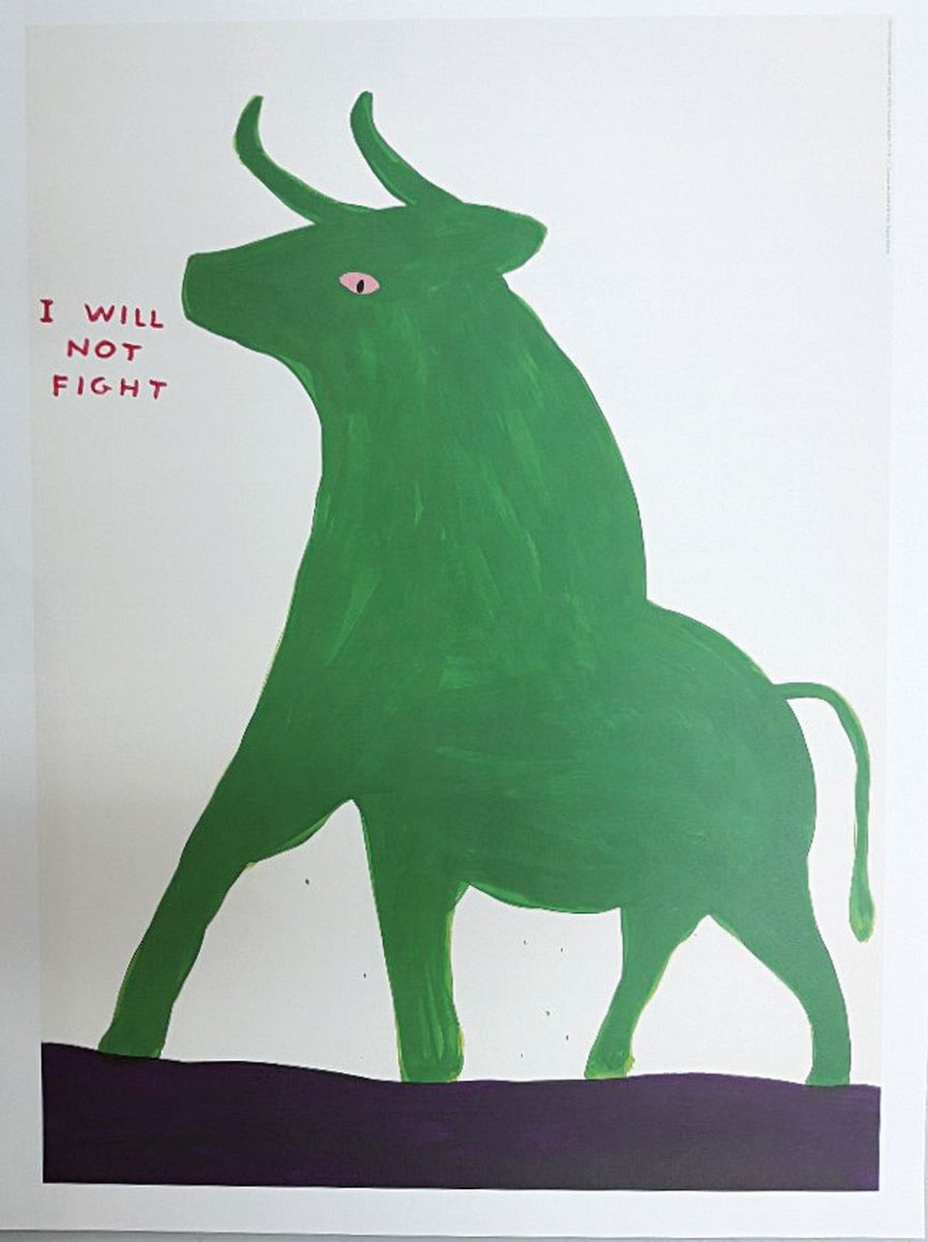 David Shrigley, 4 Poster/Multiple, unsign., je ca. 80x60 cm