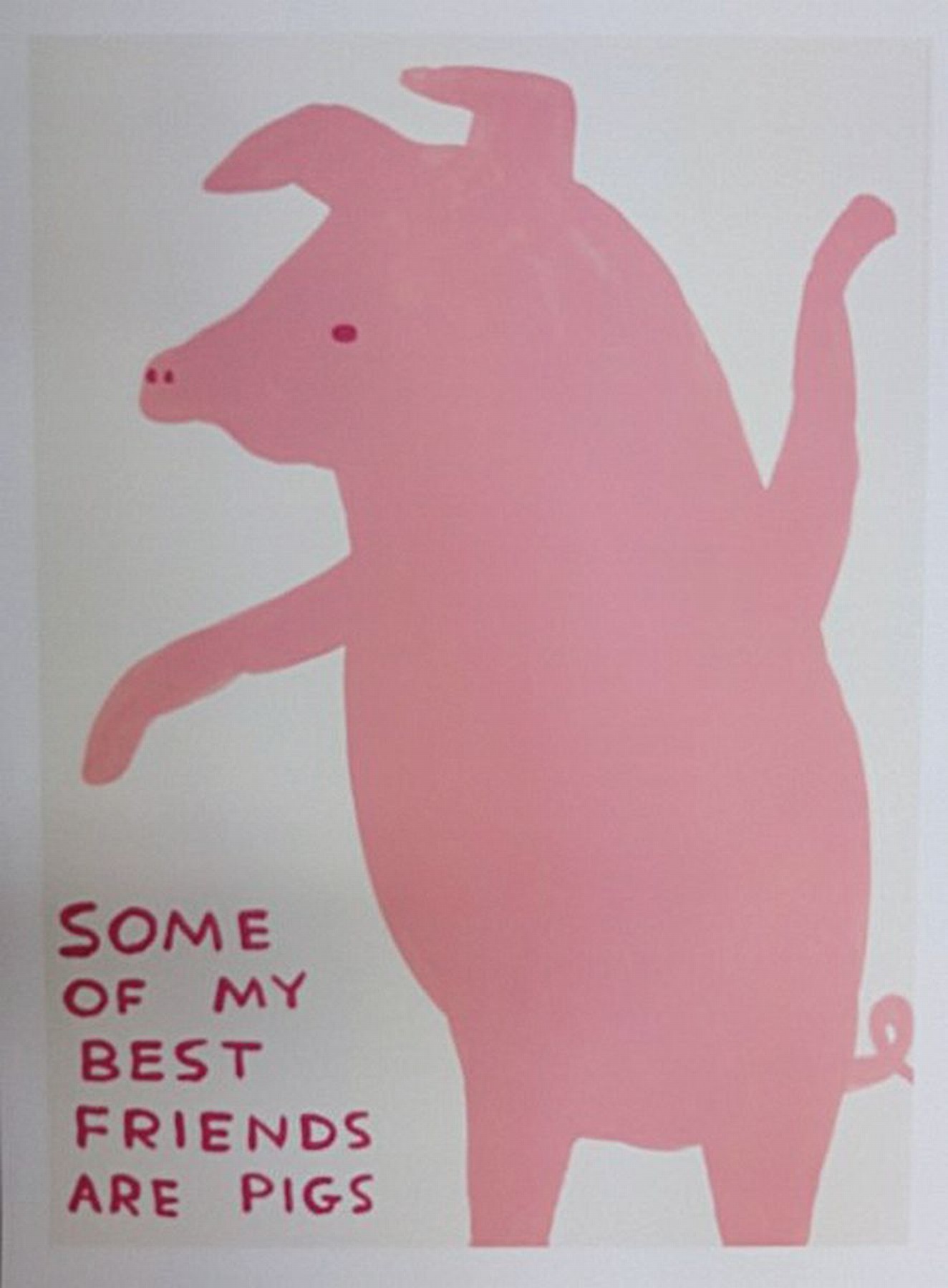 Detail a: David Shrigley, 4 Poster/Multiple, unsign., je ca. 80x60 cm
