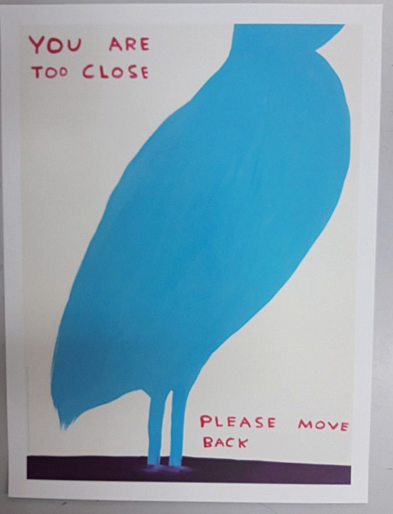 Detail c: David Shrigley, 4 Poster/Multiple, unsign., je ca. 80x60 cm