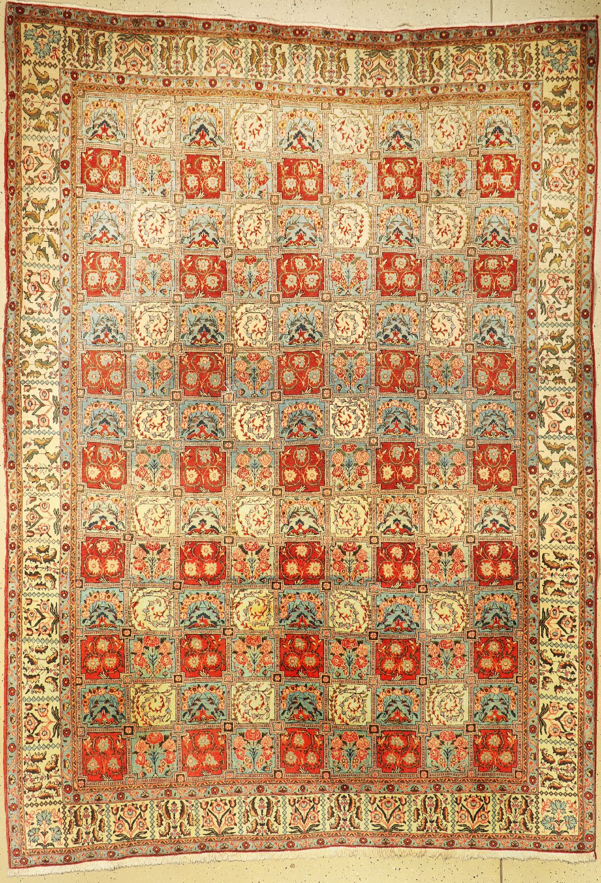 Ghom alt, Persien, ca. 60 Jahre, Wolle auf Baumwolle, ca. 305 x 220 cm, EHZ: 3