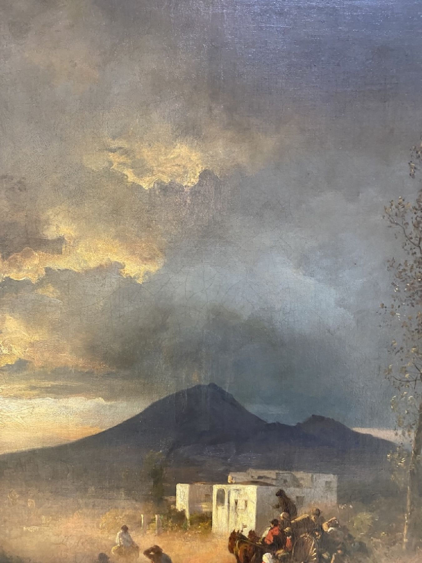 Detail d: Albert Flamm, 1823 Köln - 1906 Düsseldorf, Maler der Düsseldorfer Schule, gemeinsame ausgedehnte Reise mit Arnold Böcklin und Oswald nach ...