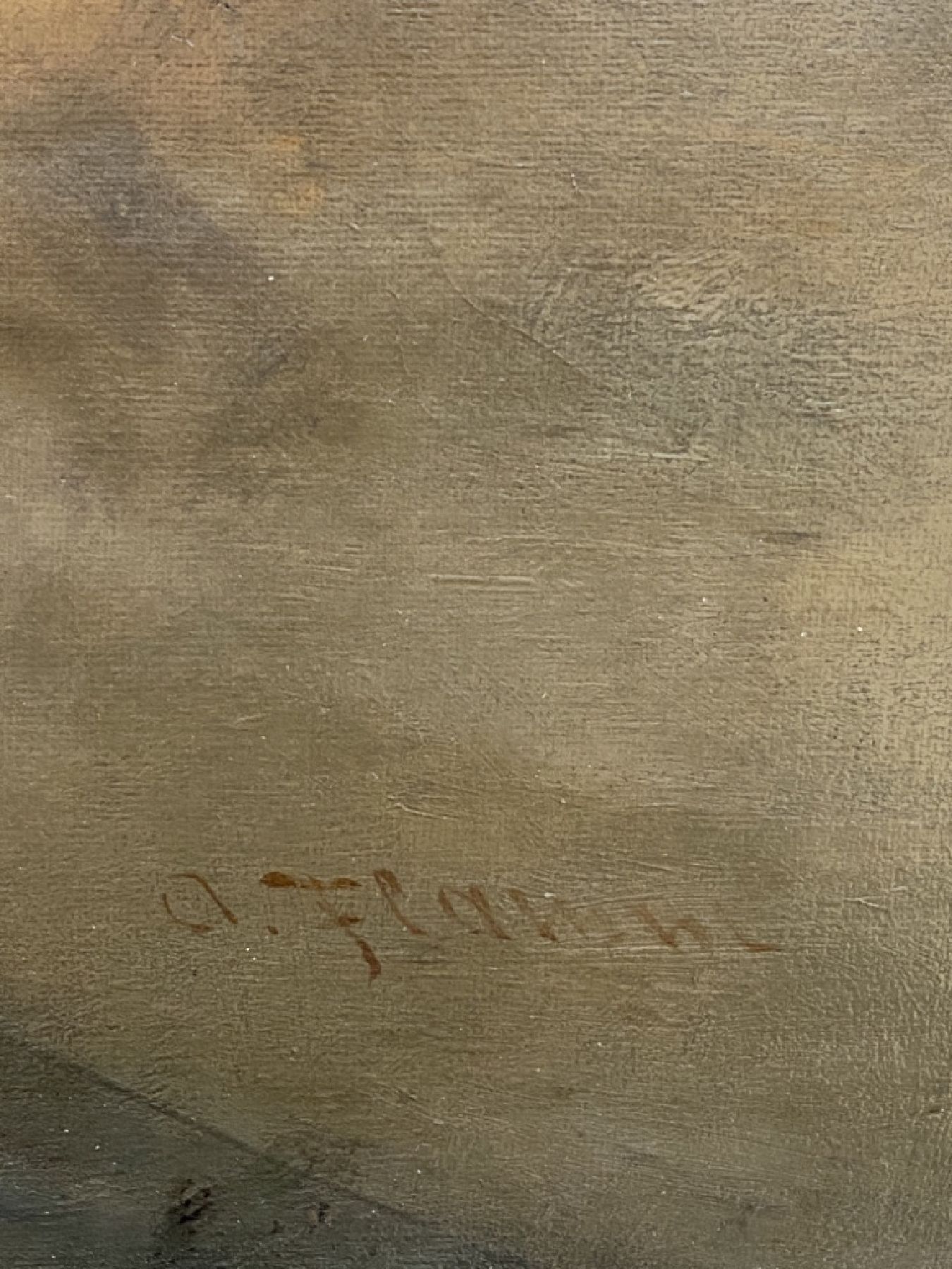 Detail e: Albert Flamm, 1823 Köln - 1906 Düsseldorf, Maler der Düsseldorfer Schule, gemeinsame ausgedehnte Reise mit Arnold Böcklin und Oswald nach ...