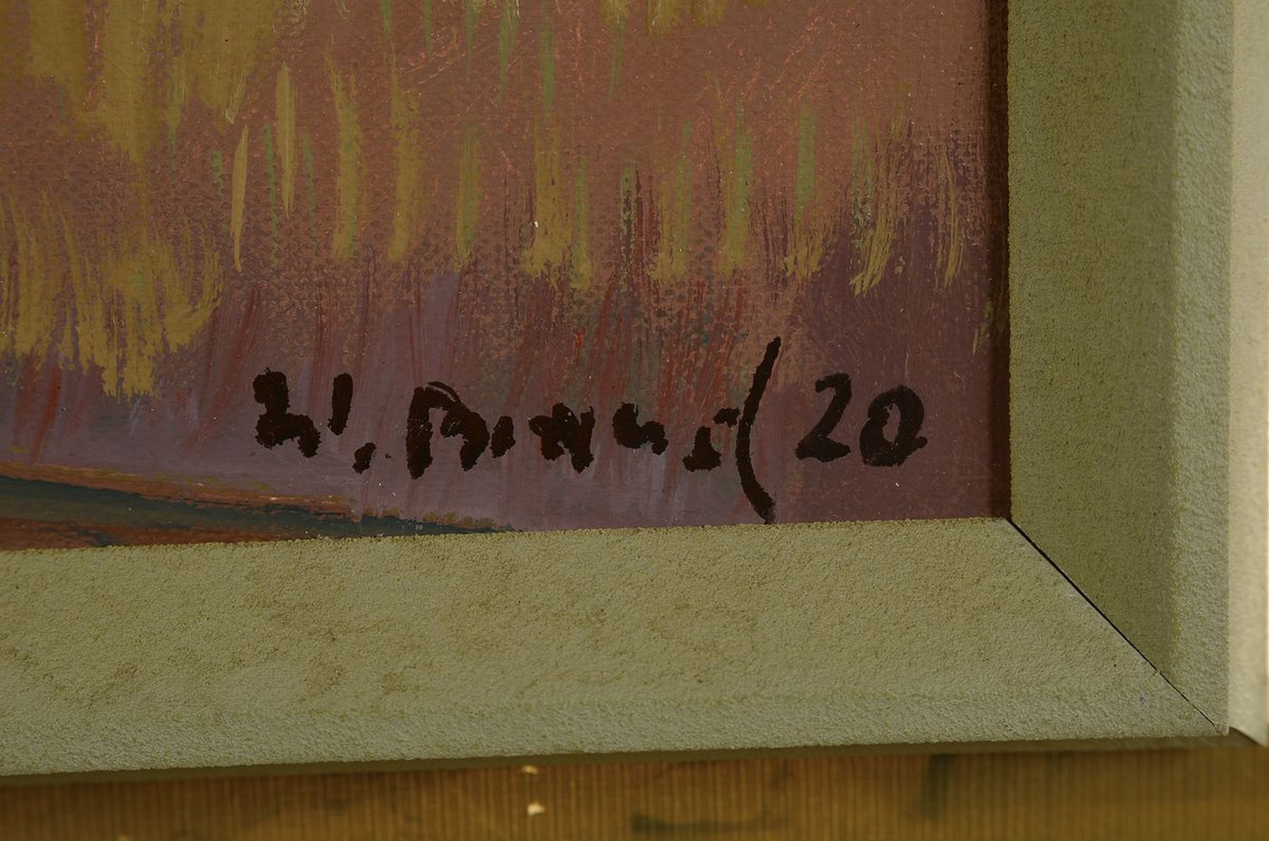 Detail l: Werner Brand, geb. 1933, Stillleben mit Zitronen, Öl/Lwd, signiert und dat. 20, ca. 40x40cm, R. ca. 44x44cm