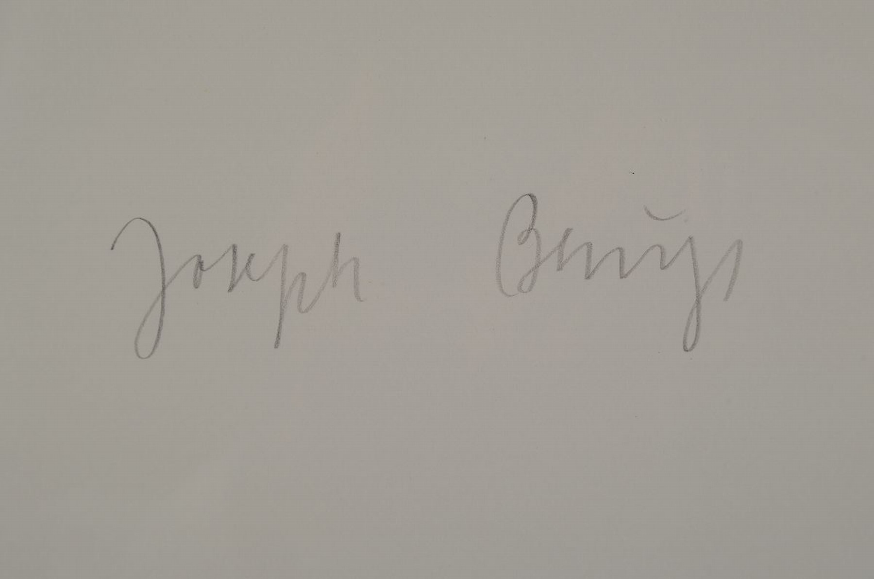 Detail a: Joseph Beuys 1921 - 1986, Siebdruck auf Karton, handsigniert, aus 1980, ca. 86 x 60.7 cm, WVZ Schellmann 326-28 , 107 x 77 cm, unter Glas, Rahmen