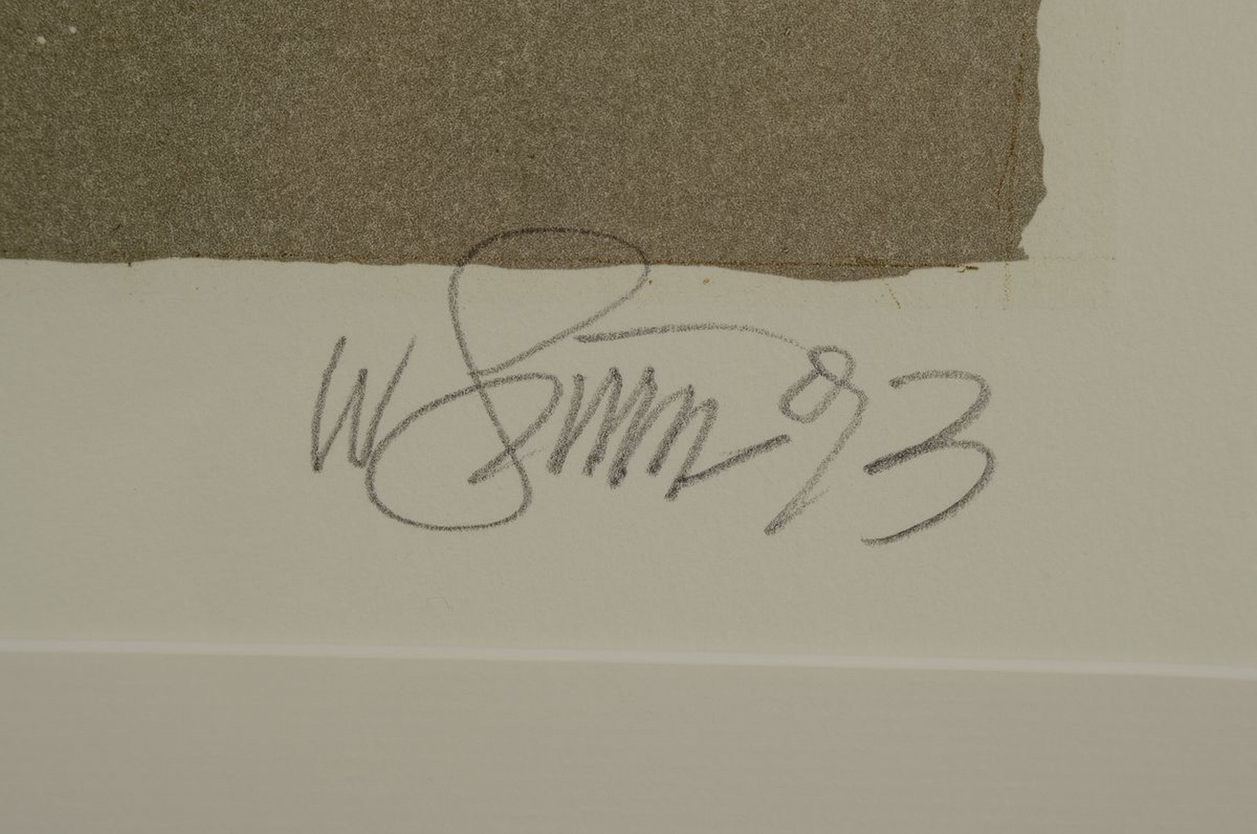 Detail e: Willi Sitte, 1921 - 2013, Lithografie auf Bütten, num. 47/58 handsigniert, Abb. ca. 64 x 45 cm, unter Glas, Rahmen: 93.5 x 63 cm