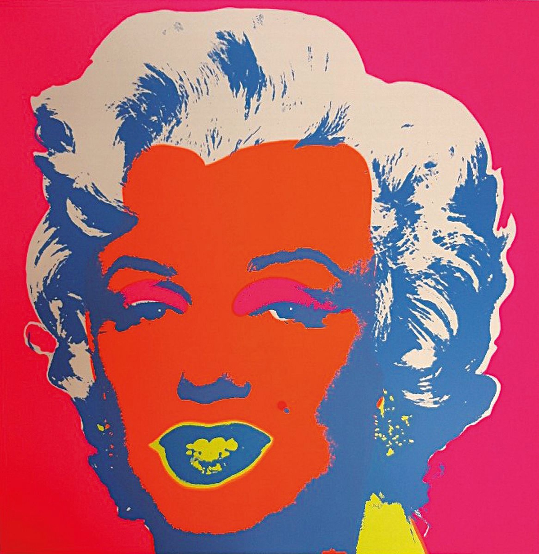 nach Andy Warhol, Siebdruck auf festem Karton, Marilyn Monroe, Hrsg. Sunday B. Morning, rückseitig mit Stempel des Hrsg. und dem Zusatz "Fill ...