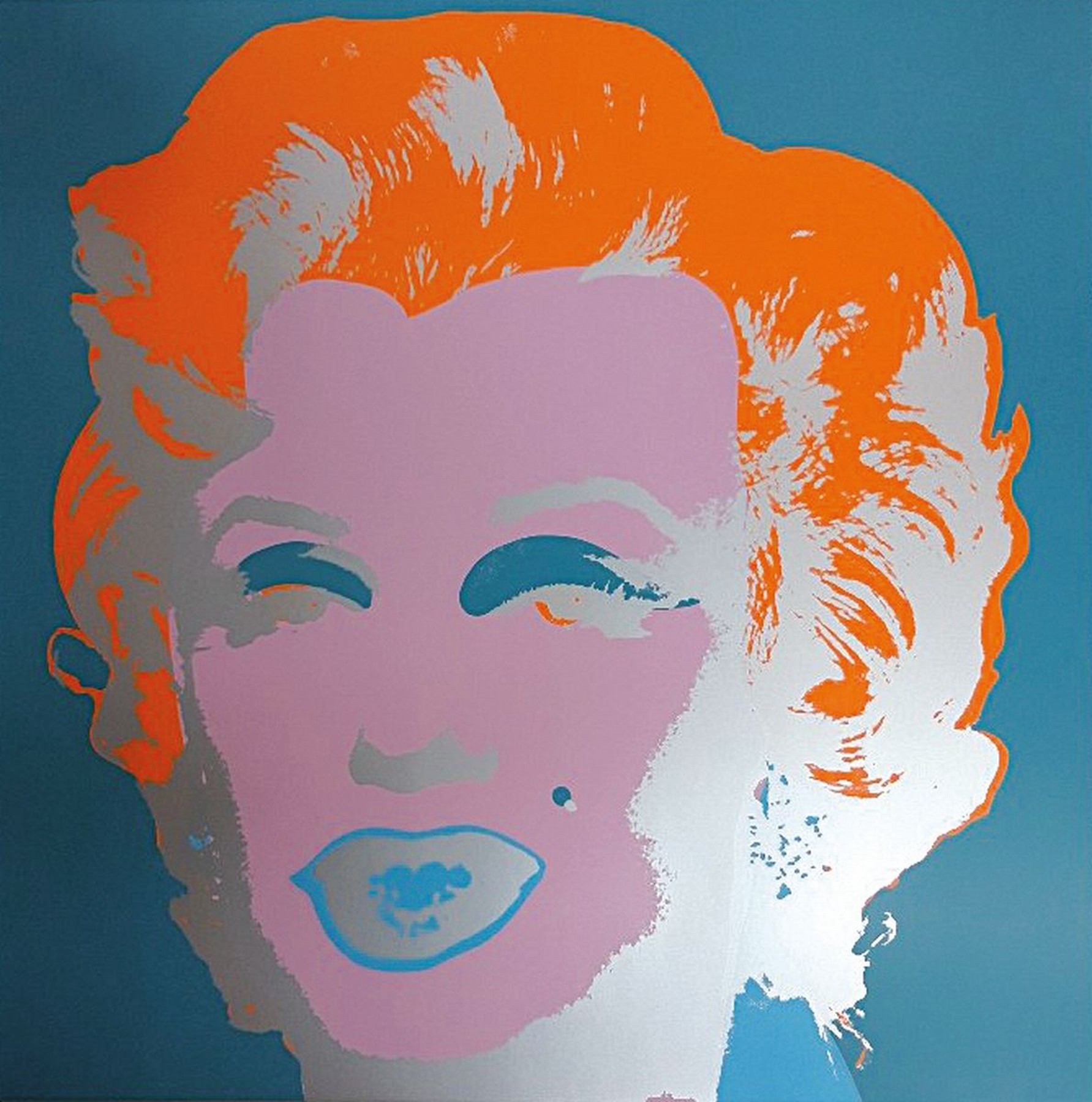 nach Andy Warhol, Siebdruck auf festem Karton, Marilyn Monroe, Hrsg. Sunday B. Morning, rückseitig mit Stempel des Hrsg. und dem Zusatz "Fill ...