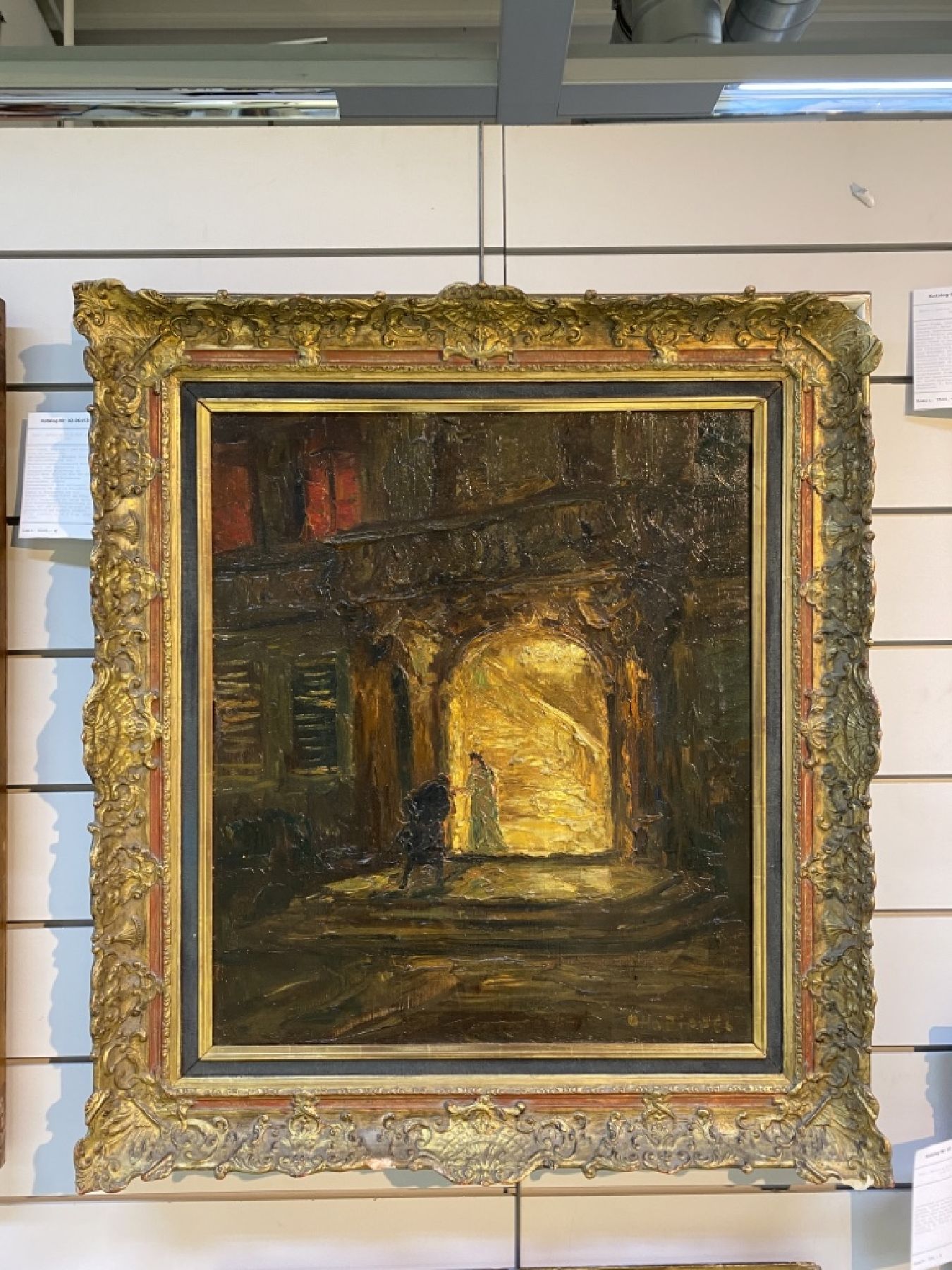 Detail f: Otto Pippel, 1878 Lodz - 1960 Planegg, einer der bekanntesten Spätimpressionisten Münchens, bekannt für seine Landschafts- und Genredarstellungen, ...