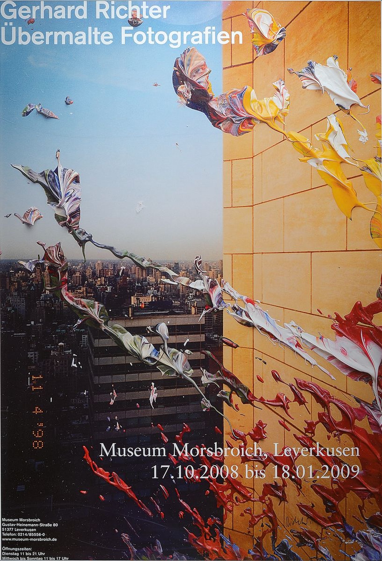 Gerhard Richter, geb. 1932, Farboffsetlitho auf Papier, handsigniert, aus 2008, nur wenige handsignierte Exemplare, Blattgr. 119 x 84 cm, unter Glas, ...