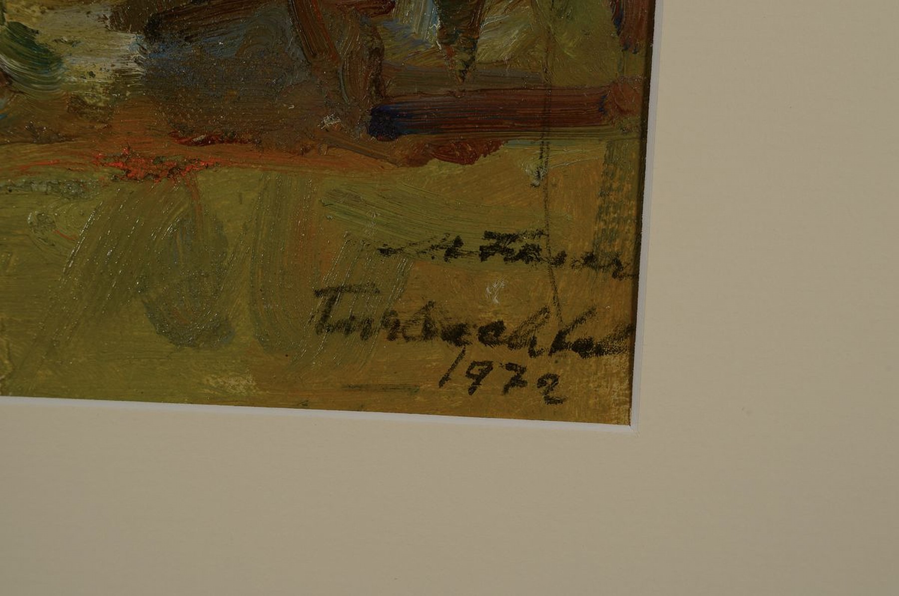Detail a: Albert Feser, 1901 Ojendorf - 1993 Hamburg, Studium an der Landeskunstschule Hamburg, seit 1949 schloss er sich mit den Malern Fritz Düsiong, Adolf ...
