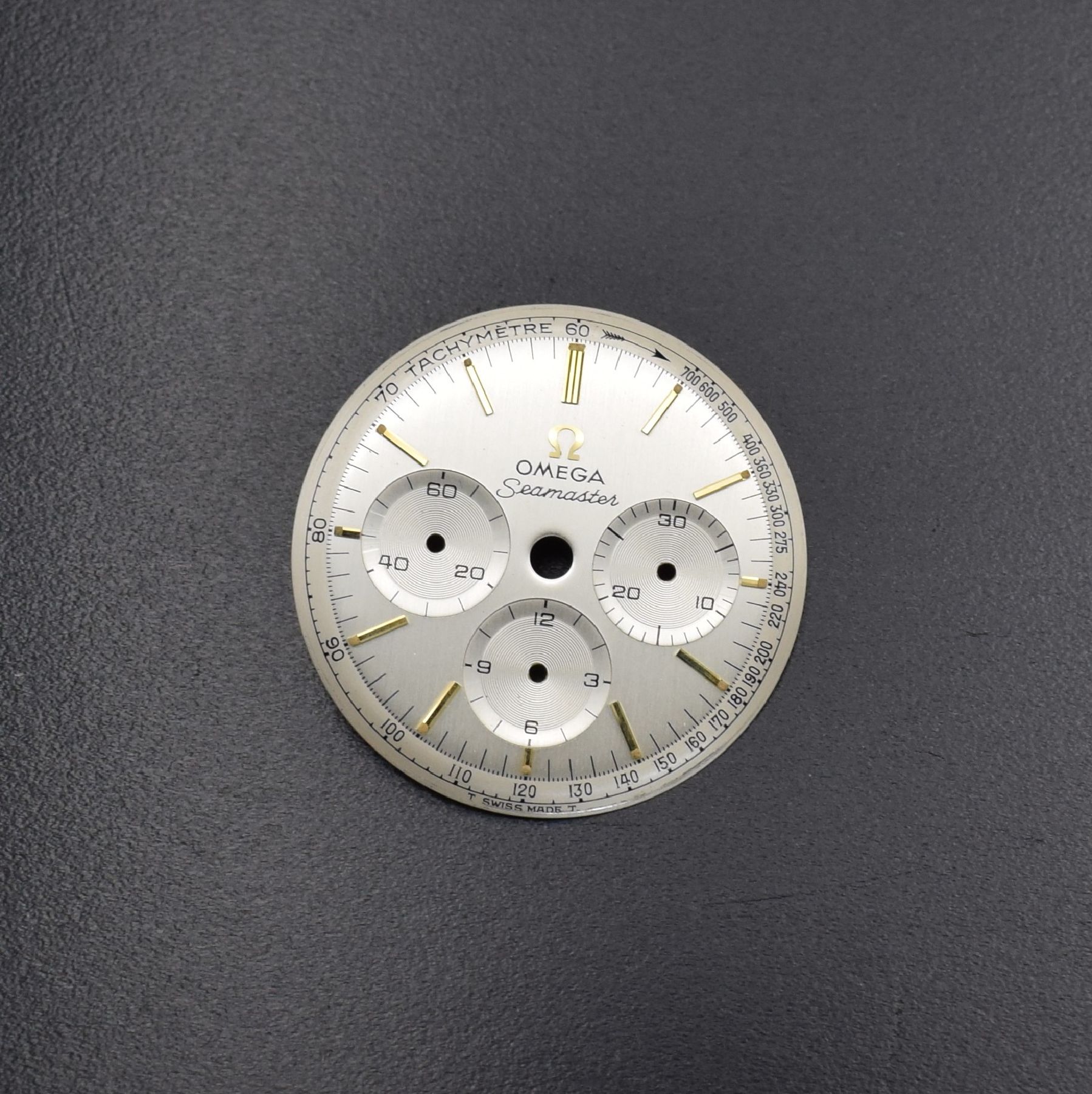 Detail b: OMEGA Konvolut für Ref. 105.005-65 / Kal. 321, Schweiz um 1965, verg. Geh., mit orig. Krone, Drücker, silb. orig. Seamaster Zifferbl. & Zeigersatz, ...