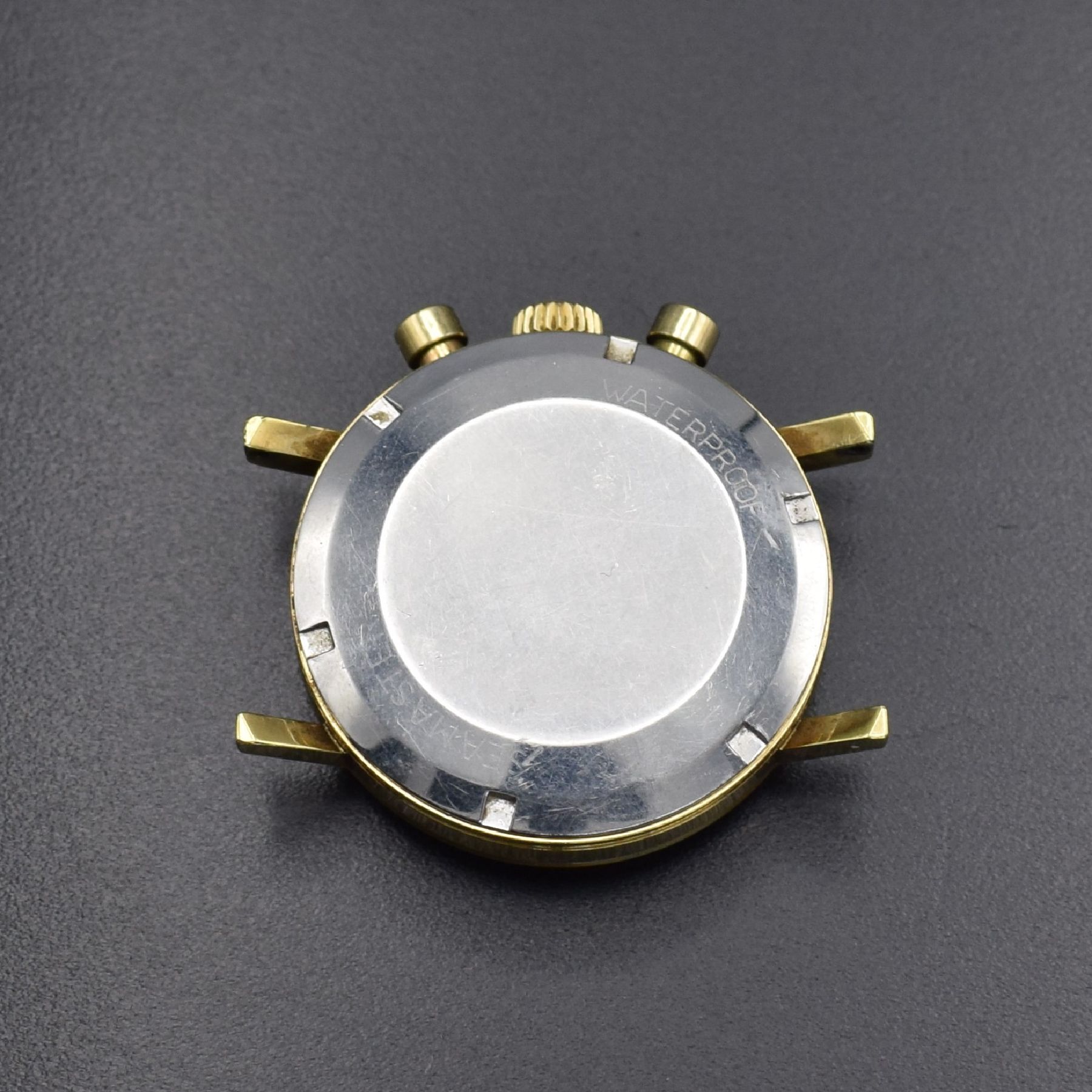 Detail e: OMEGA Konvolut für Ref. 105.005-65 / Kal. 321, Schweiz um 1965, verg. Geh., mit orig. Krone, Drücker, silb. orig. Seamaster Zifferbl. & Zeigersatz, ...