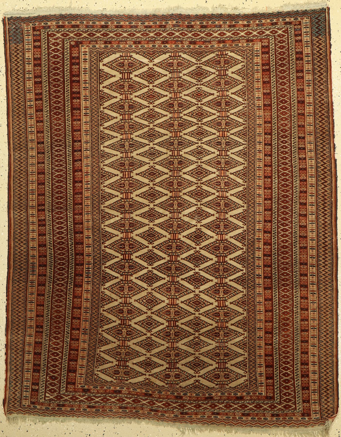 Sehr feiner Mauri alt, Afghanistan, ca. 60 Jahre, Wolle auf Wolle, ca. 170 x 132 cm, EHZ:3