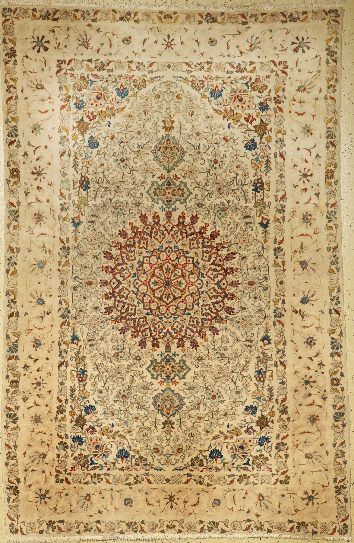 Keschan alt, Persien, ca. 50 Jahre, Wolle auf Baumwolle, ca. 209 x 138 cm, EHZ: 3