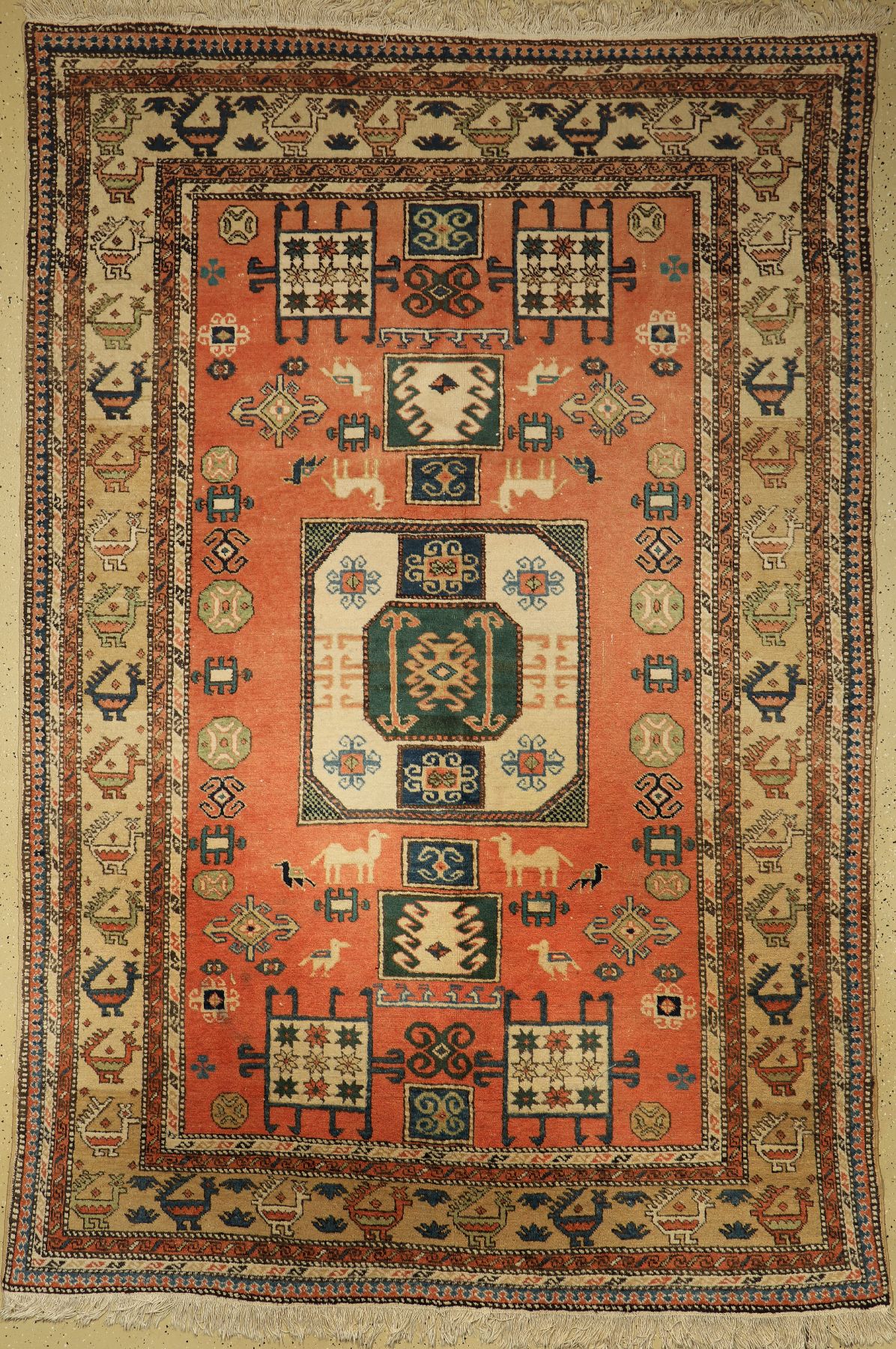 Ardebil alt (Karachopf Desig), Persien, ca. 50 Jahre alt, Wolle auf Baumwolle, ca. 292 x 198 cm, EHZ: 4