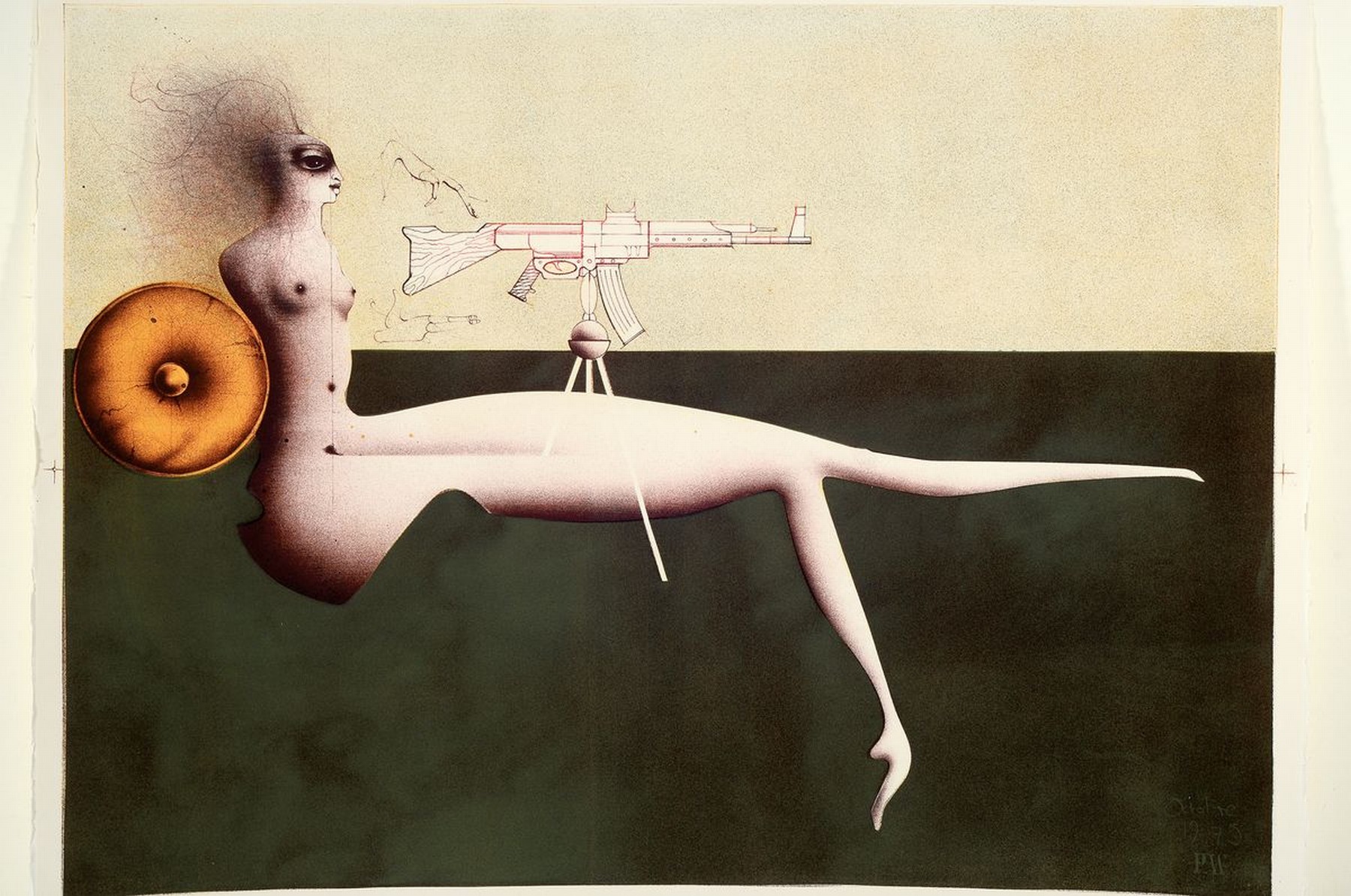 Detail m: Paul Wunderlich, 1927-2010, Konvolut aus 2 Farblithographien, num. 78/80 und 483/900, beide sign., je ca. 66x50cm,