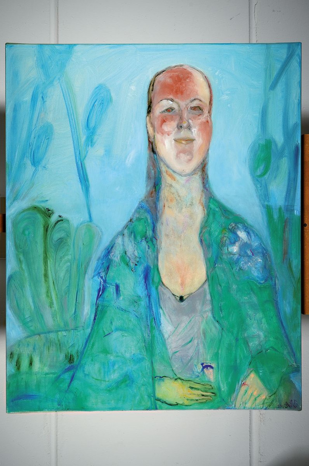Detail k: Angelina Androvic Gradisnik, geb. 1937, Cajnice/Jugoslawien, Studium an der Kunsthochschule Belgrad, hier: "Eine interessante Begegnung", ...