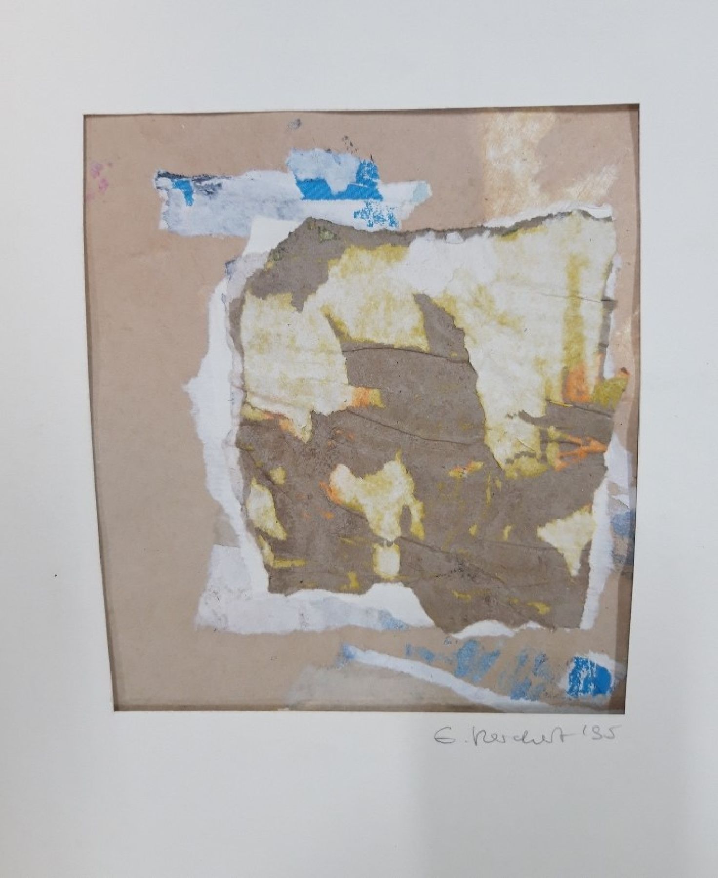 Detail a: Elisabeth Reichert, 1940-2012, Konvolut aus 4 Collagen, je sign., je dat., je unter PP, gesamt je ca. 42x35 cm
