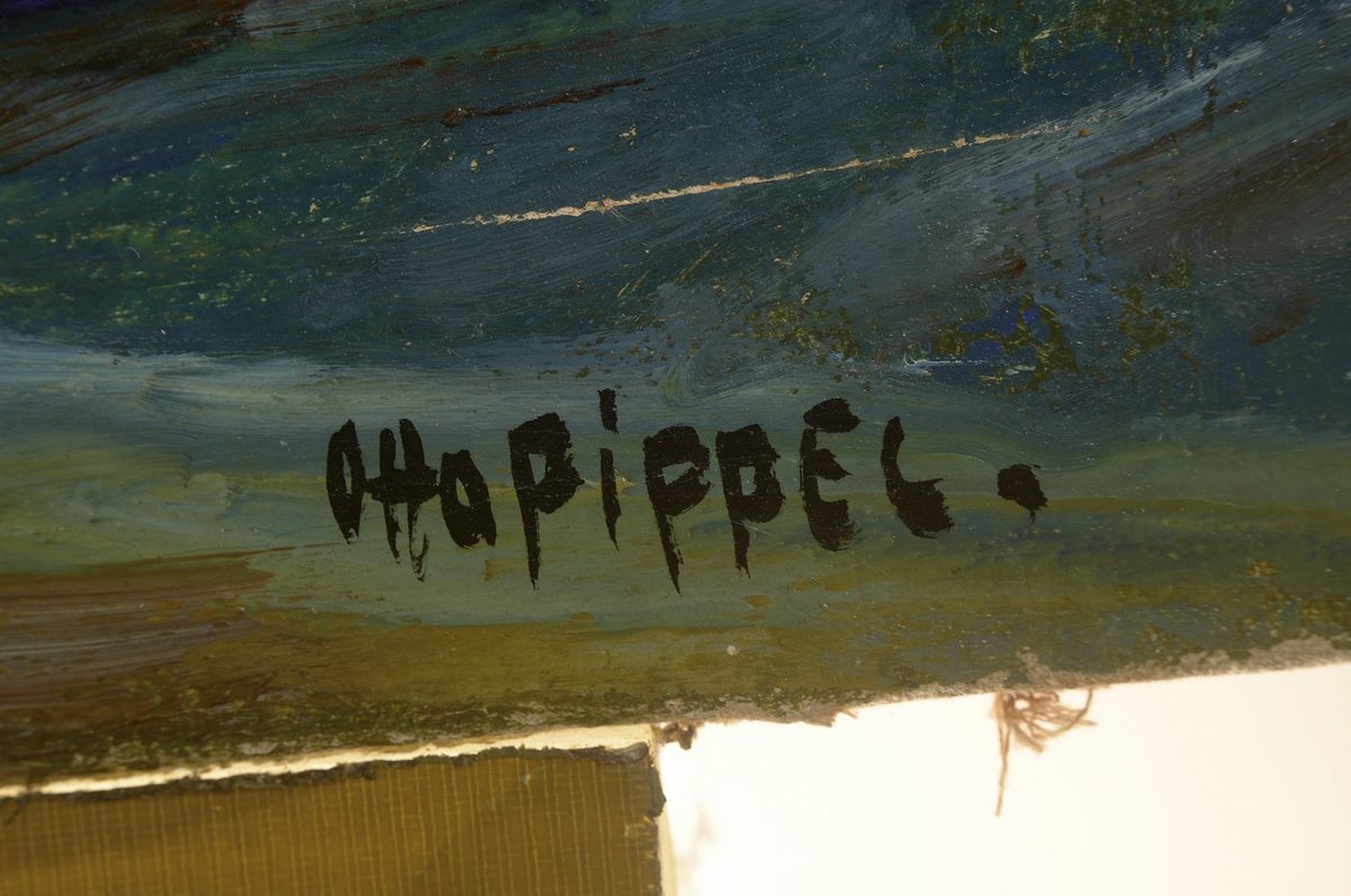 Detail a: Otto Pippel, 1878 Lodz-1960 Planegg, Blick ins Wiesental vom Feldberg aus (Schwarzwald), so rückseitig betitelt und signiert Otto Pippel Planegg, ...