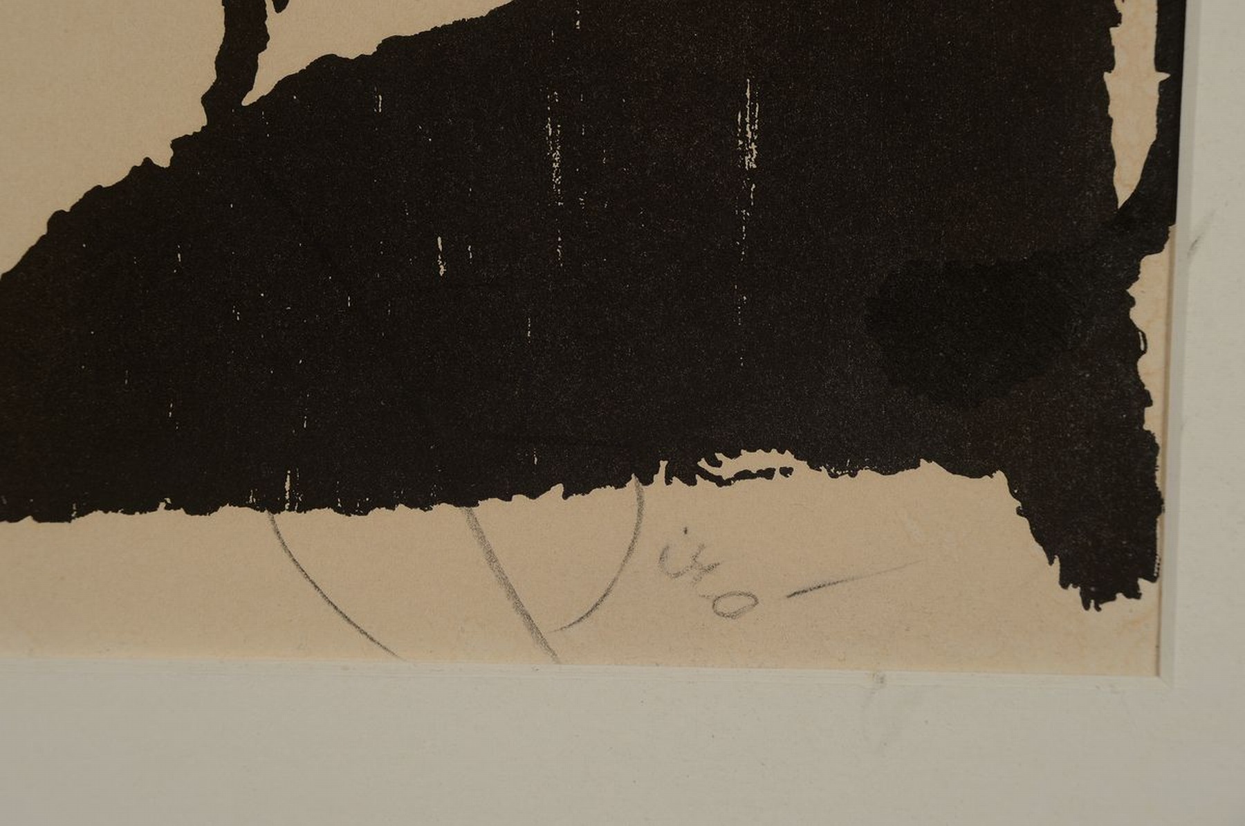 Detail a: Joan Miro, geb. 1893-1983, Lithografie, handsign.num. HC, ohne Glas gerahmt, R.gesamt ca. 70X53 cm
