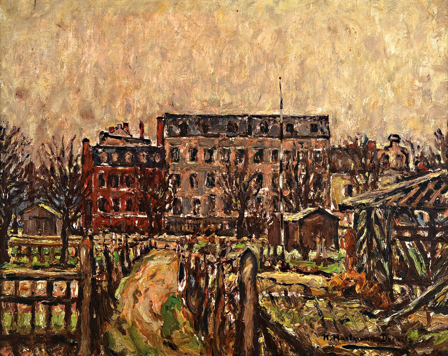 Hermann Hartmann-Drewitz, 1879 Berlin - 1966 Eutin, der Künstler war Mitglied der Berliner Sezession, regelmäßig vertreten bei den großen ...