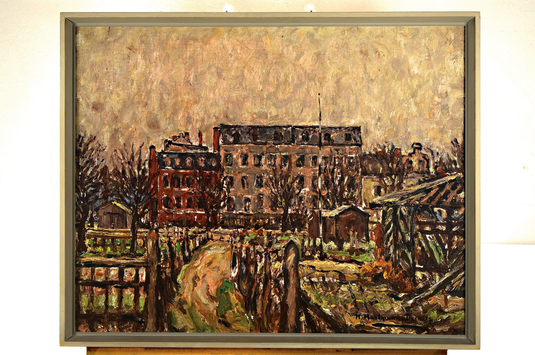 Detail k: Hermann Hartmann-Drewitz, 1879 Berlin - 1966 Eutin, der Künstler war Mitglied der Berliner Sezession, regelmäßig vertreten bei den großen ...