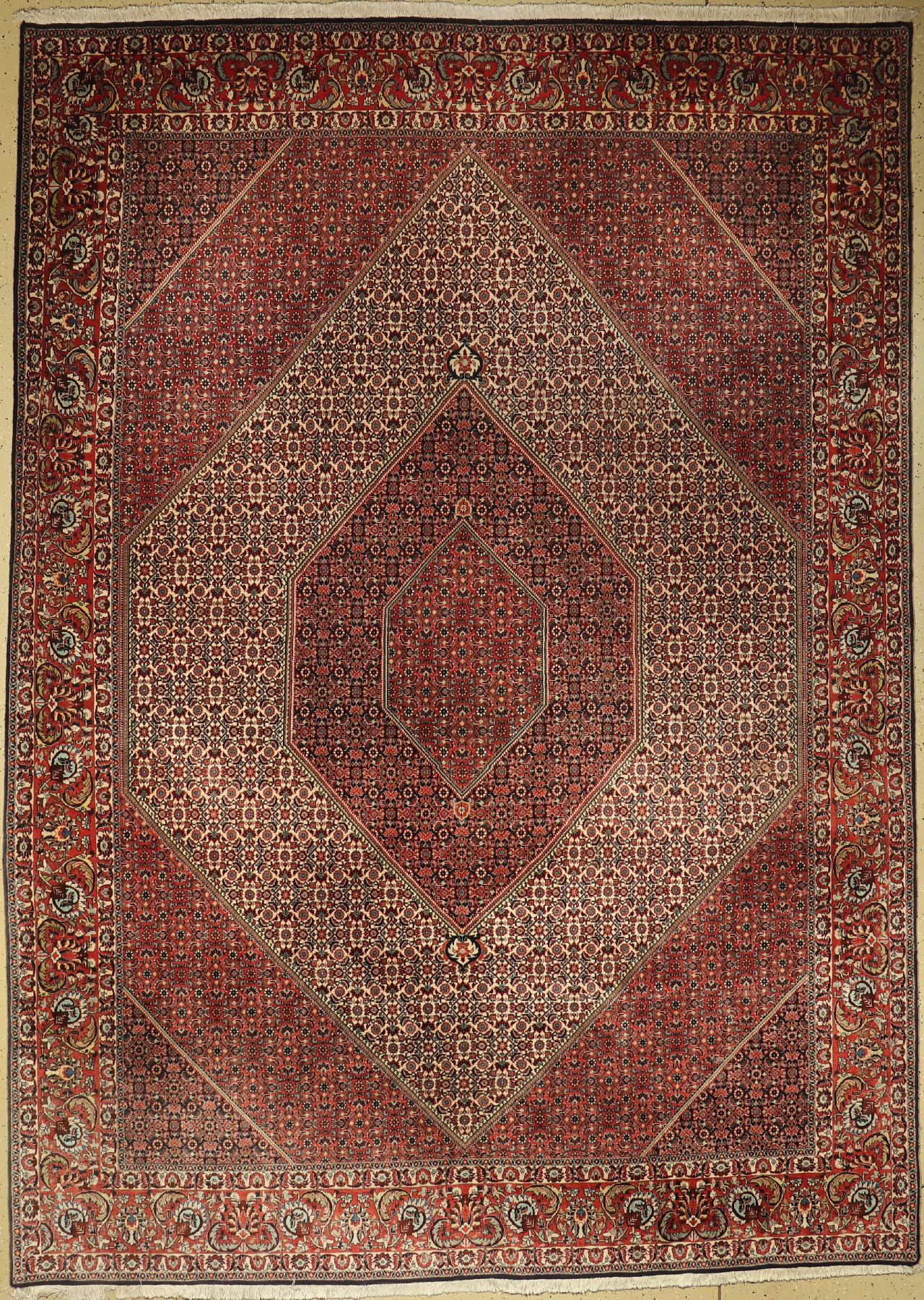 Bidjar fein, Persien, ca. 30 Jahre, Korkwolle, ca. 347 x 250 cm, EHZ: 2