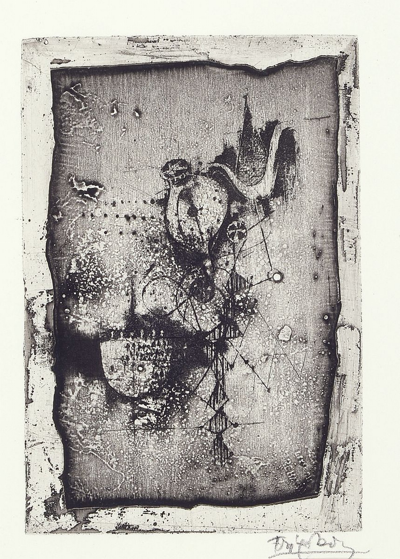 Johnny Friedländer, 1912-1992, Konvolut aus 2 Radierungen und eine Farbradierung, je sign., Farbradierung auch num. 19/135, je unter Glas gerahmt, ...