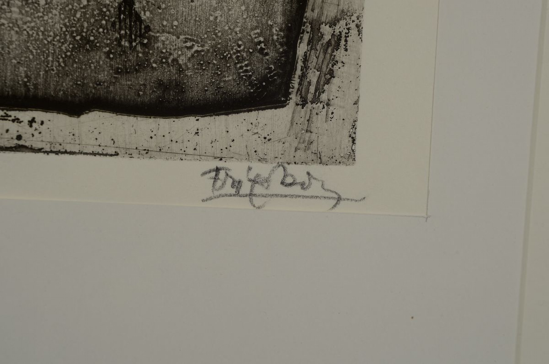 Detail a: Johnny Friedländer, 1912-1992, Konvolut aus 2 Radierungen und eine Farbradierung, je sign., Farbradierung auch num. 19/135, je unter Glas gerahmt, ...