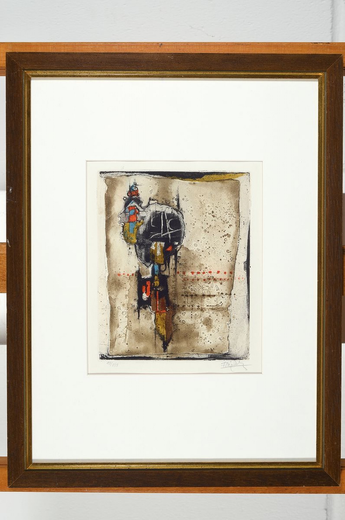Detail m: Johnny Friedländer, 1912-1992, Konvolut aus 2 Radierungen und eine Farbradierung, je sign., Farbradierung auch num. 19/135, je unter Glas gerahmt, ...