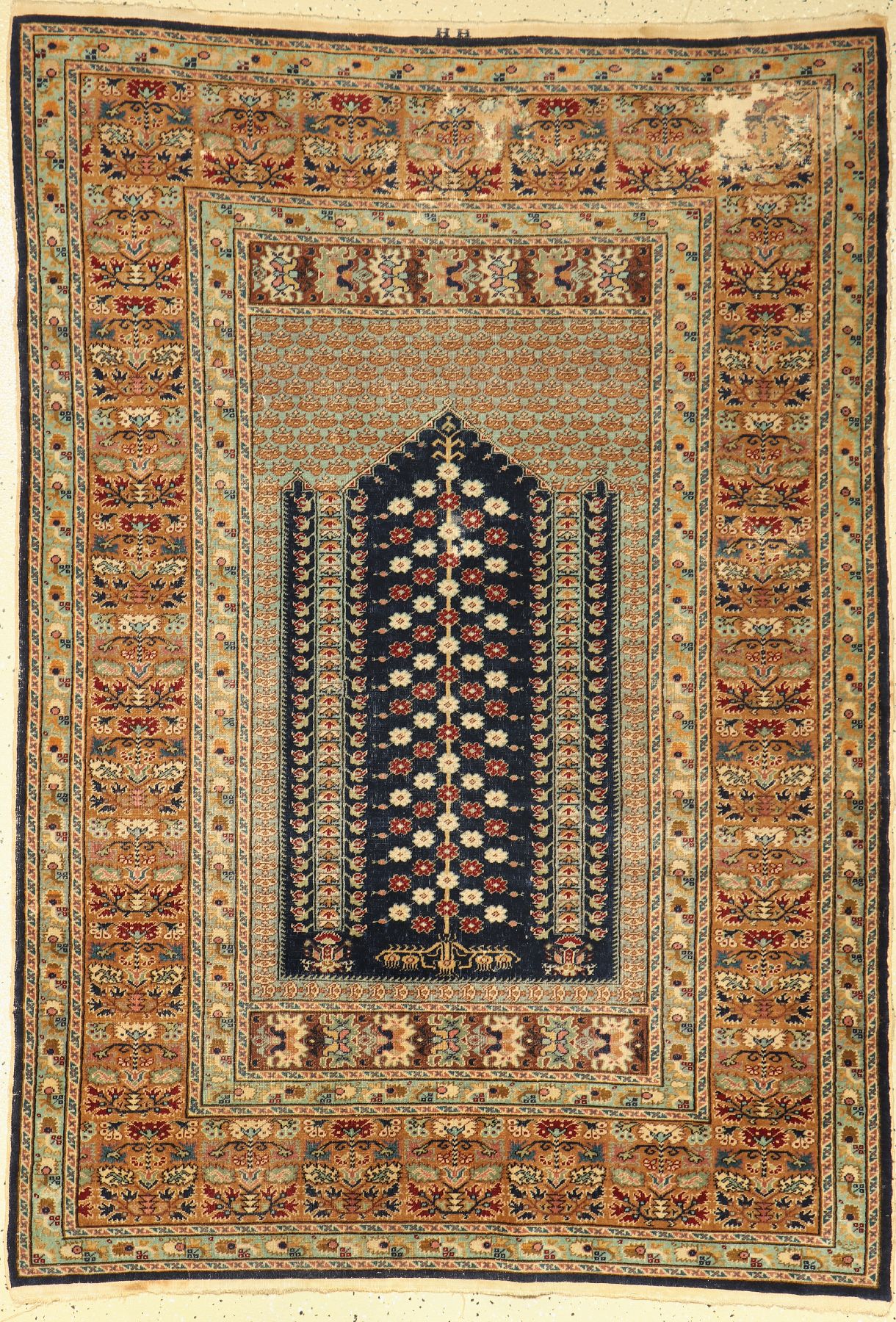 Panderma alt, Türkei, um 1930, Wolle auf Baumwolle, ca. 168 x 119 cm, EHZ: 4-5
