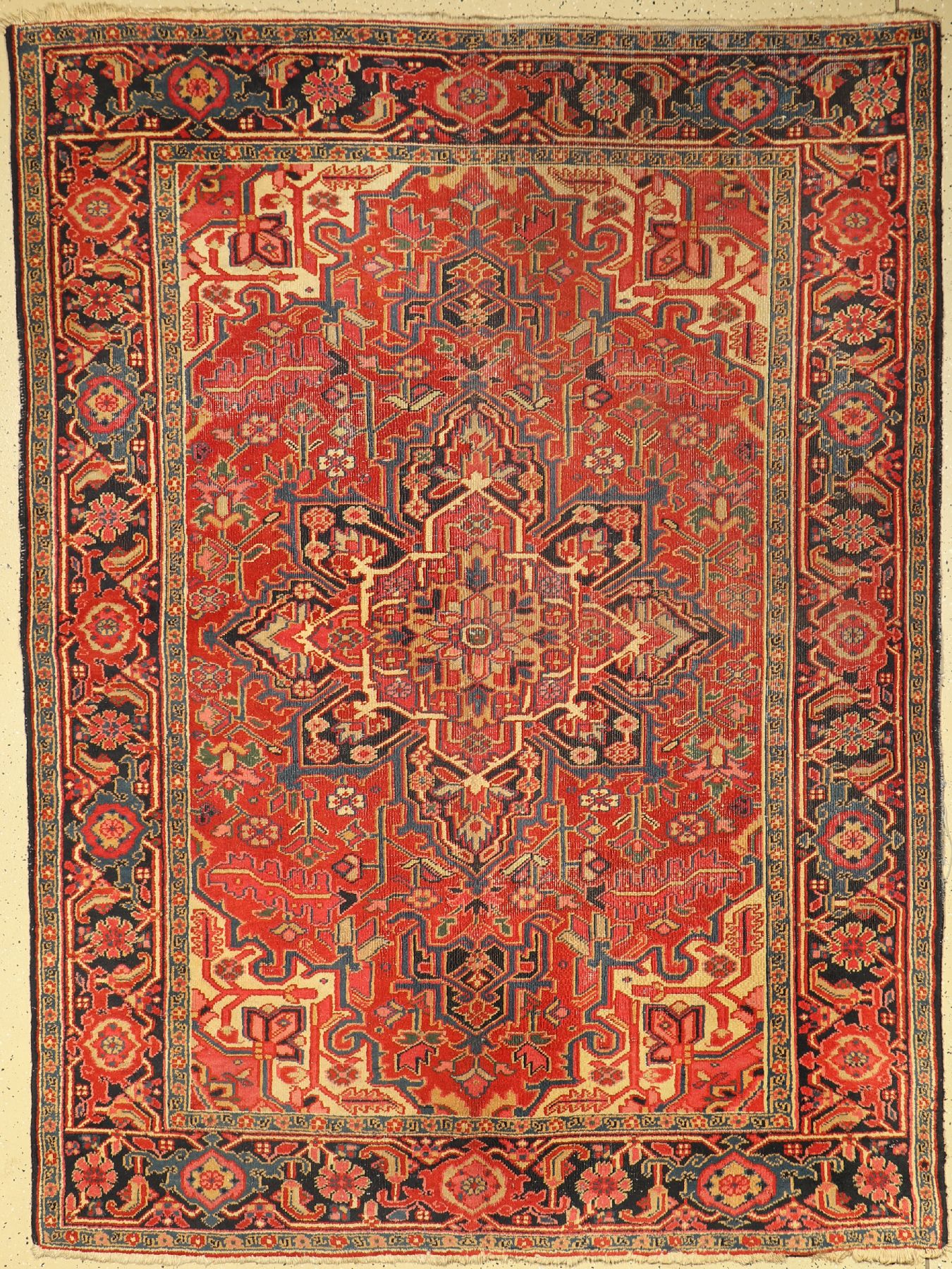 Heriz alt, Persien, um 1950, Wolle auf Baumwolle, ca. 236 x 176 cm, EHZ: 4