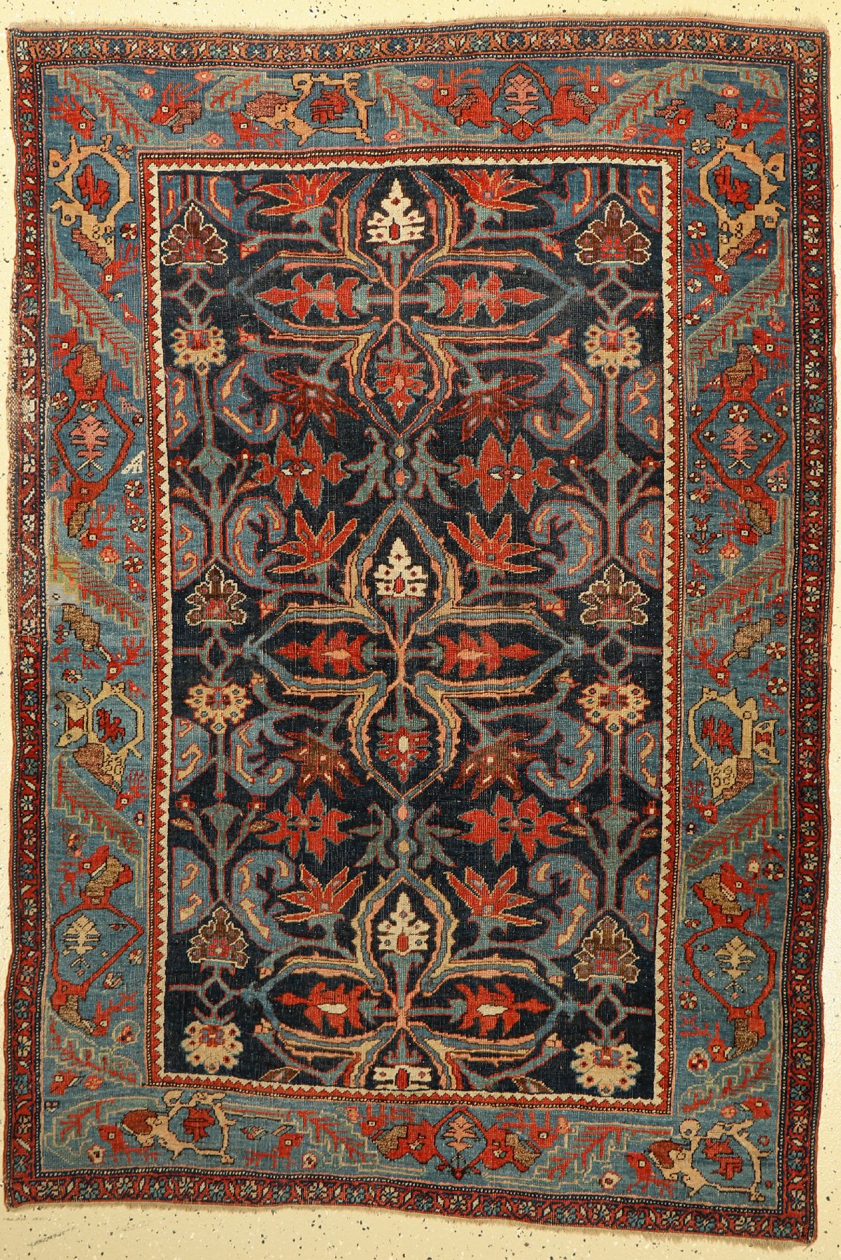Bidjar antik, Persien, um 1910, Wolle auf Wolle, ca. 194 x 134 cm, EHZ: 4