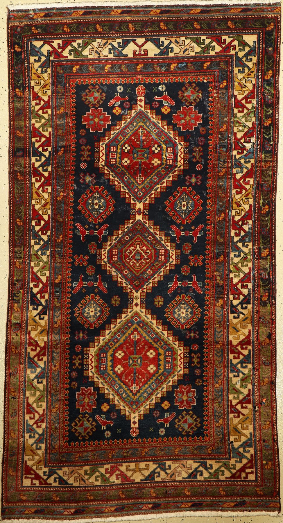 Kordi Dorfteppich, Persien, um 1930, Wolle auf Baumwolle, ca. 208 x 110 cm, EHZ: 3, (gereinigt)