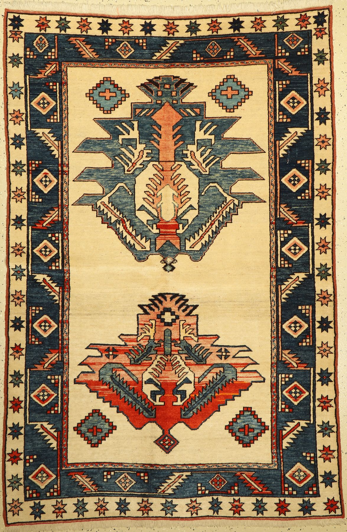 Kars alt, Türkei, ca. 60 Jahre, Wolle auf Wolle, ca. 215 x 143 cm, EHZ: 2