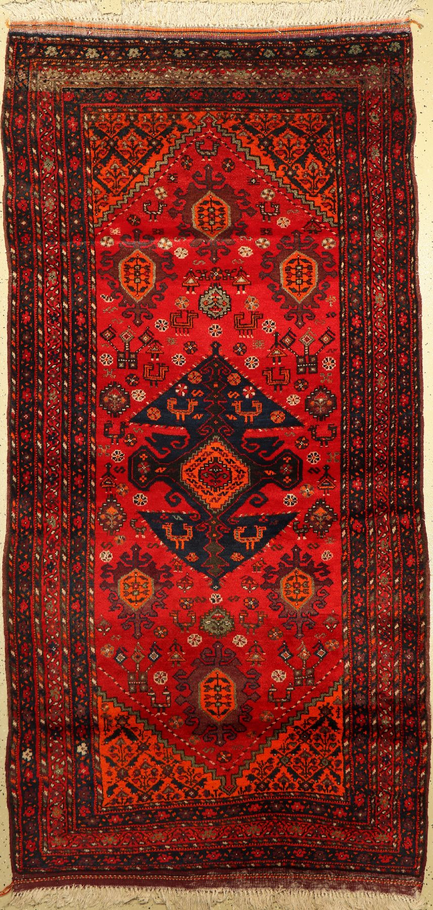 Khorasan Kordi alt, Persien, um 1940, Wolleauf Baumwolle, ca. 265 x 134 cm, EHZ: 2, (gereinigt)