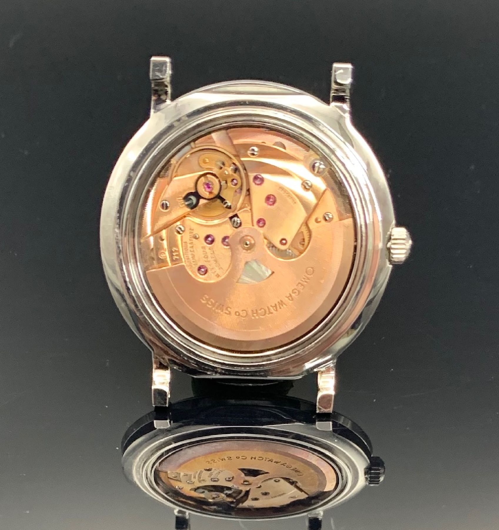 Detail f: OMEGA Constellation Chronometer Herrenarmbanduhr in Edelstahl, Schweiz um 1974, Automatik, Ref. 157.0001, 3-teil. Geh., Boden & Glasrand aufgedr., ...