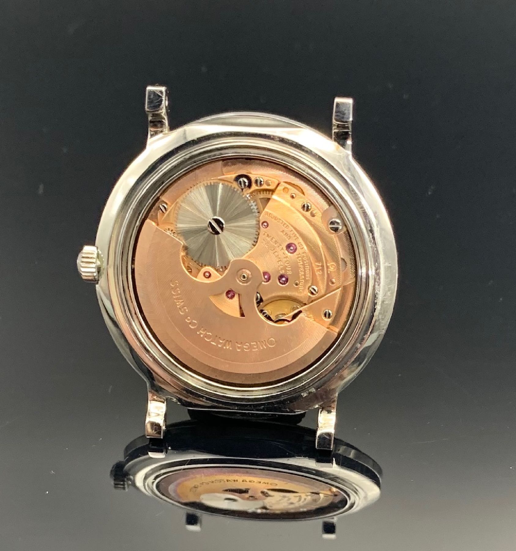 Detail g: OMEGA Constellation Chronometer Herrenarmbanduhr in Edelstahl, Schweiz um 1974, Automatik, Ref. 157.0001, 3-teil. Geh., Boden & Glasrand aufgedr., ...