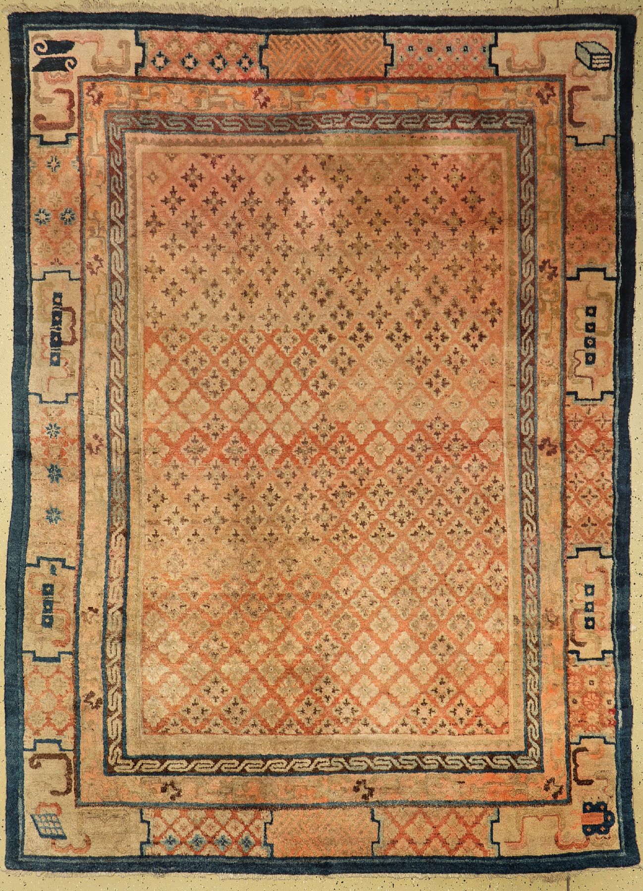 Pao Tou antik, China, um 1920, Wolle auf Baumwolle, ca. 273 x 198 cm, EHZ: 2