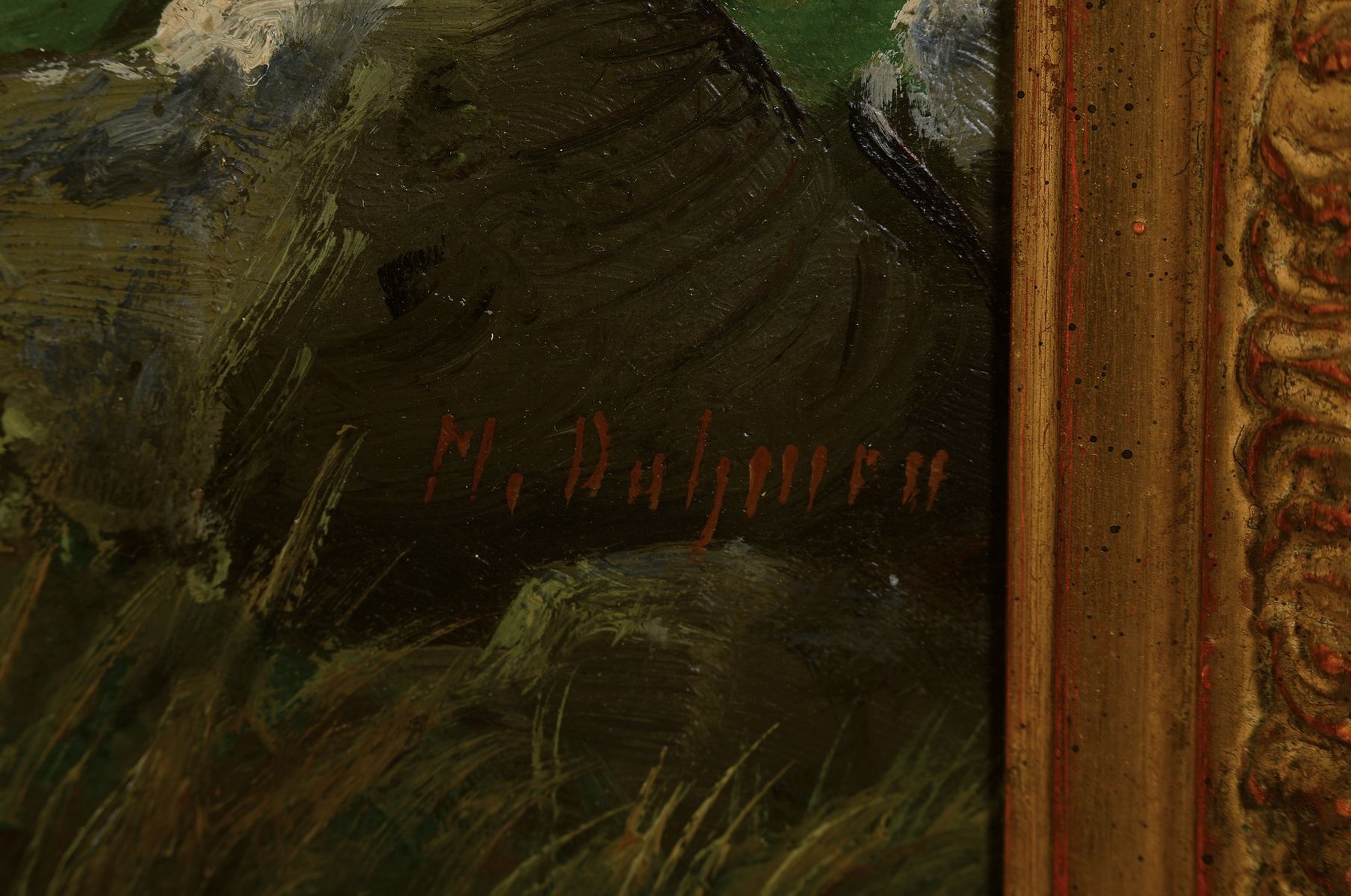 Detail a: Heinrich Dahmen, 1876 Krefeld-1940 Berlin, Schüler von Emil Orlik und Philipp Frank an der Akademie Berlin, Ausstellung u.a. 1910 Große ...