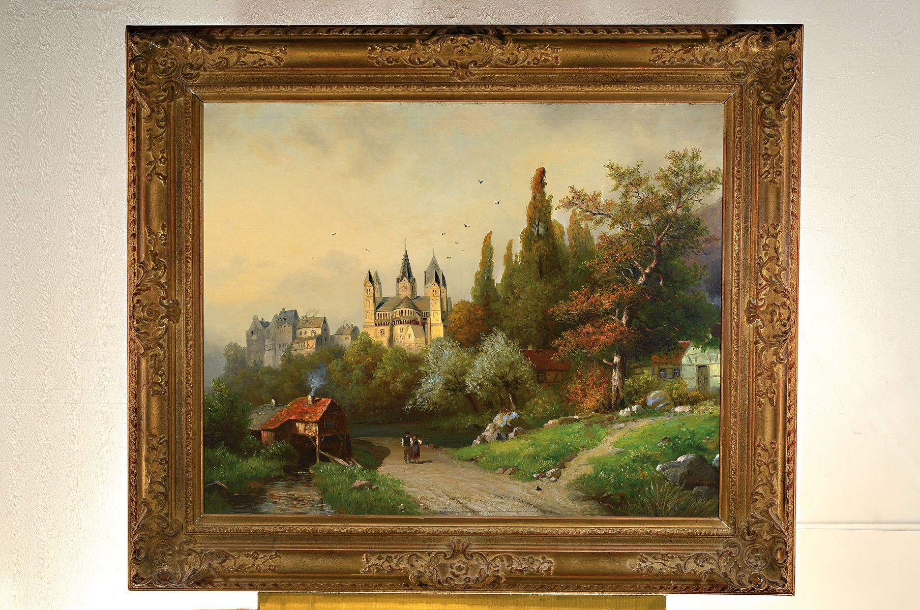 Detail k: Heinrich Dahmen, 1876 Krefeld-1940 Berlin, Schüler von Emil Orlik und Philipp Frank an der Akademie Berlin, Ausstellung u.a. 1910 Große ...