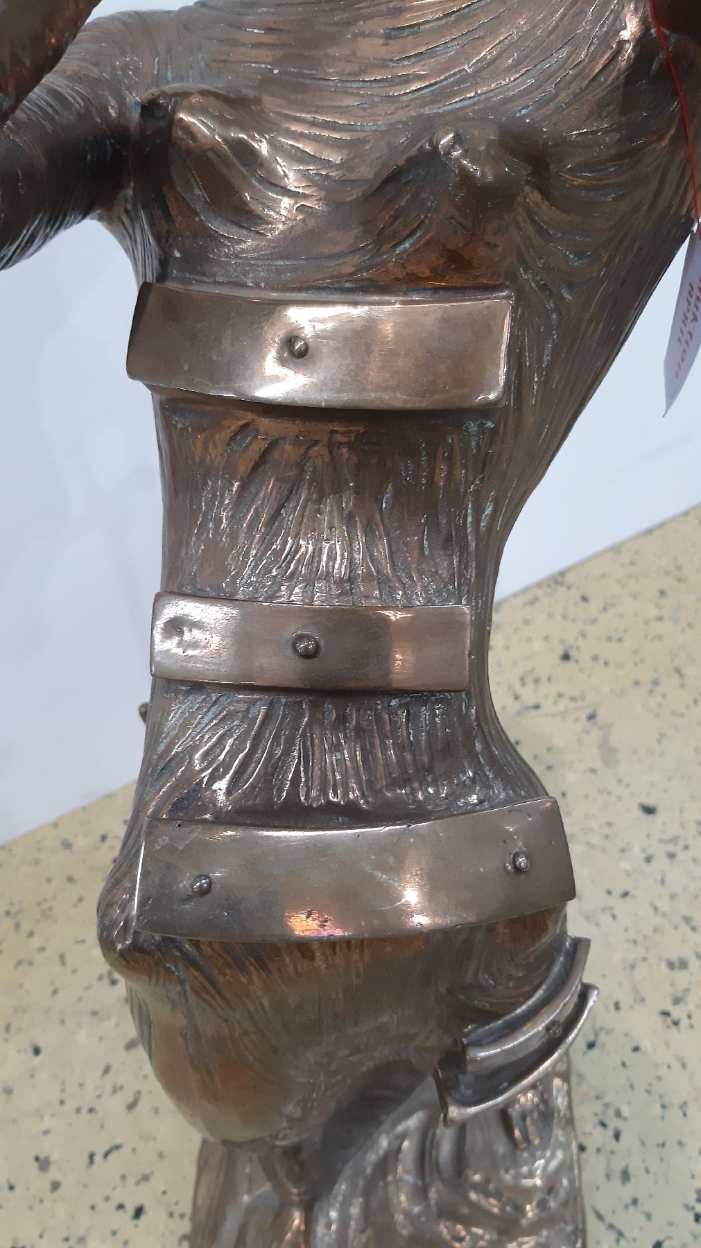 Detail f: Salvador Dali, 1904-1989, Woman aflame, große Bronzeskulptur, signiert und num. 29/350, Gießerstempel Fonderia Tesconi Pietra Santa, H. ca. 84cm