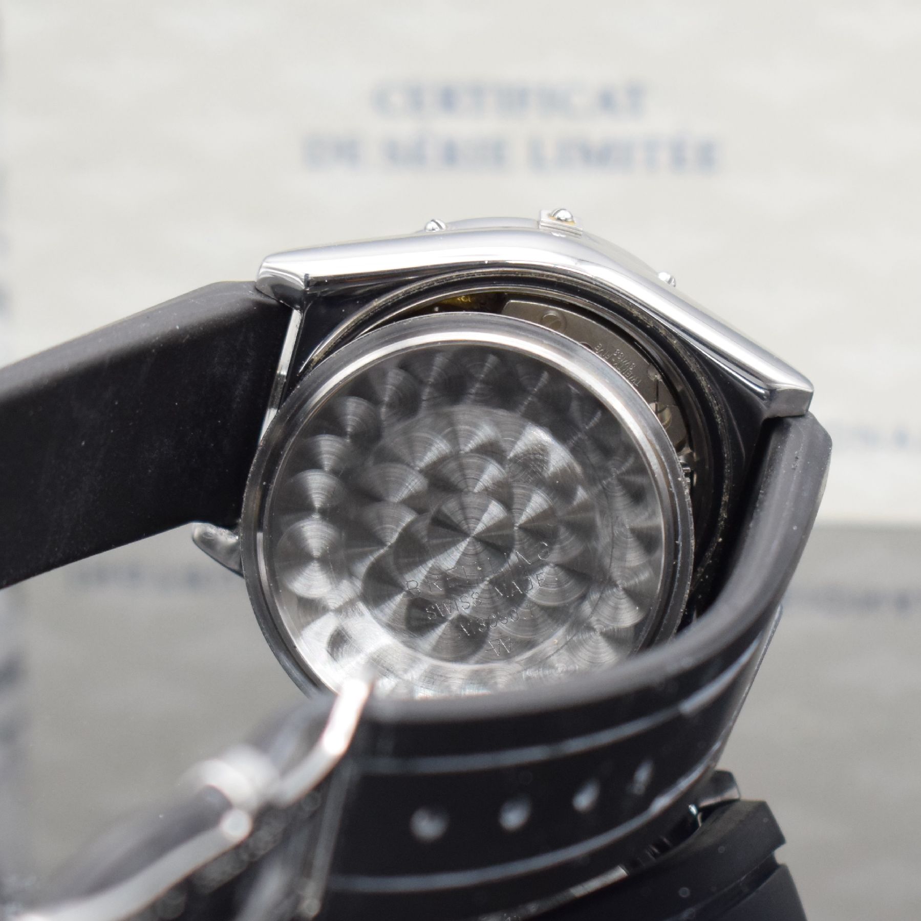 Detail h: BREITLING seltener Chronomat Sonderserie The Red Arrows, Automatik, Ref. A13050.1, herausgegeben zu Ehren gleichnamiger Kunstflugstaffel 1965 - 1996, ...