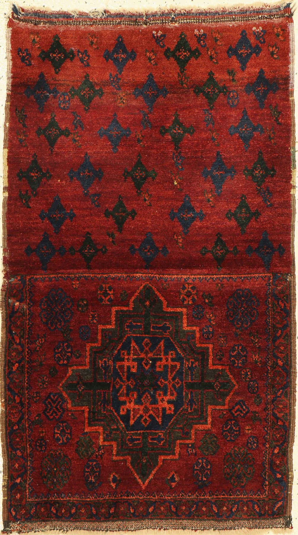 Offene Tasche alt, Nordwest Persien, um 1920, Wolle auf Wolle, ca. 115 x 66 cm, EHZ: 2-3
