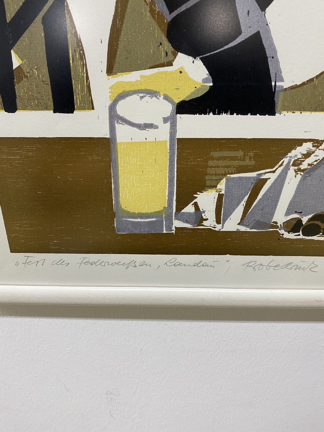 Detail c: Heinz Friedrich, 1924-2018 Schwetzingen, Farbholzschnit von 1973, Billigheimer Purzelmarkt, handsigniert, dat., betitelt und bez. e.A., ca. 63x43cm, ...